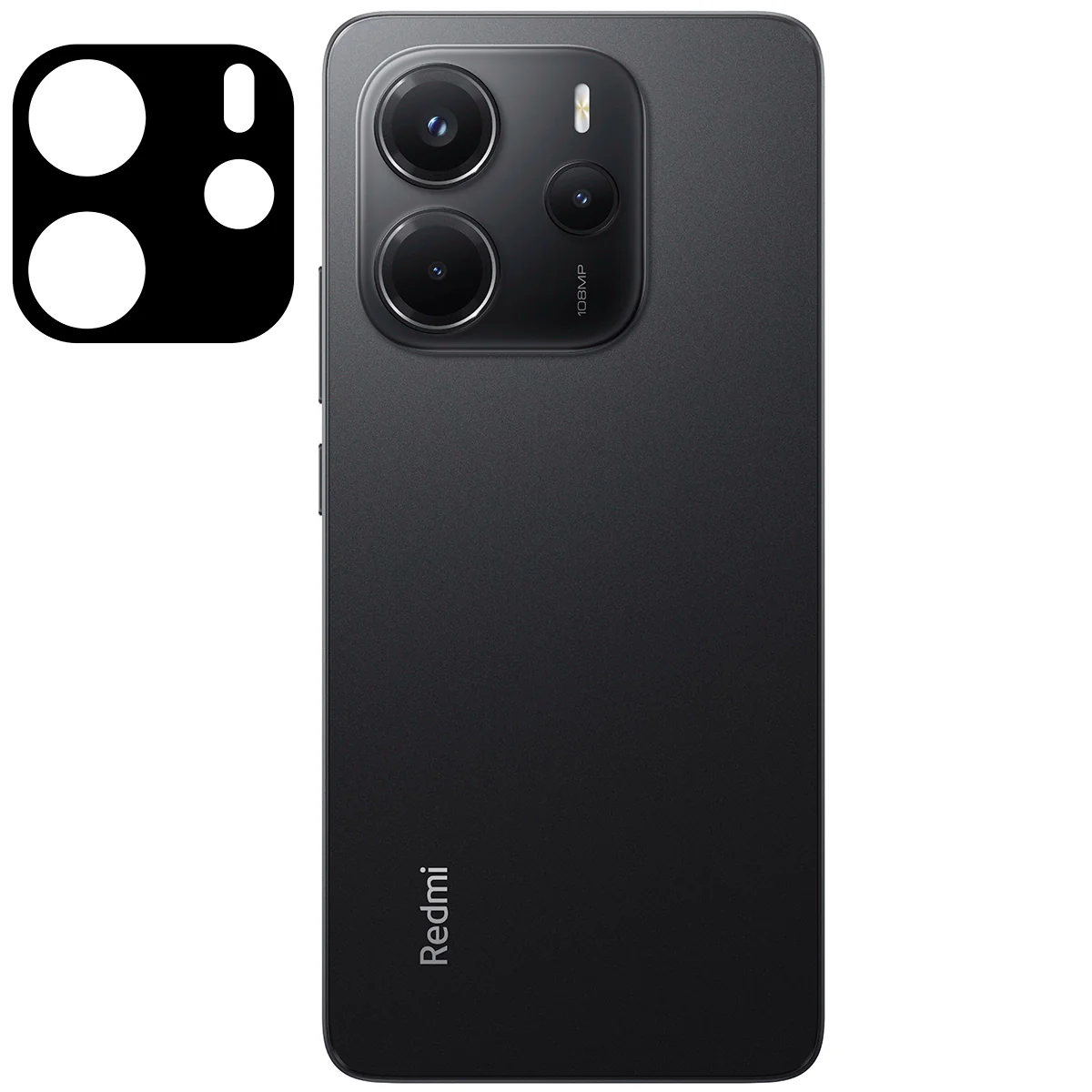 Gehärtetes Glas für die Kamera für Xiaomi Redmi Note 14 4G, Bizon Glass Silk Lens, 2 Stück - Image 2