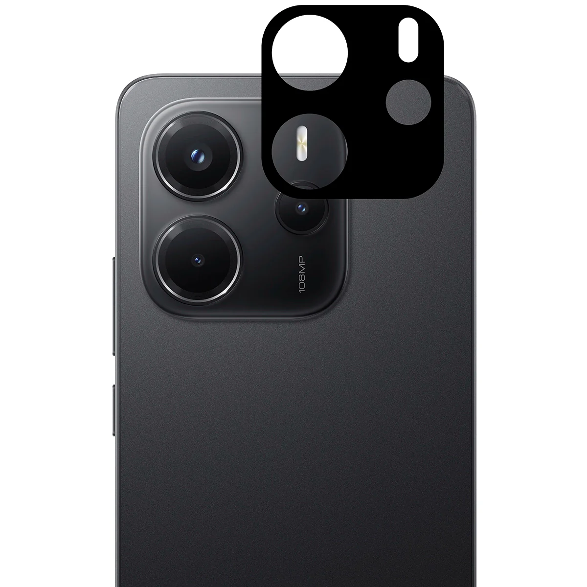 Gehärtetes Glas für die Kamera für Xiaomi Redmi Note 14 4G, Bizon Glass Silk Lens, 2 Stück - Image 4
