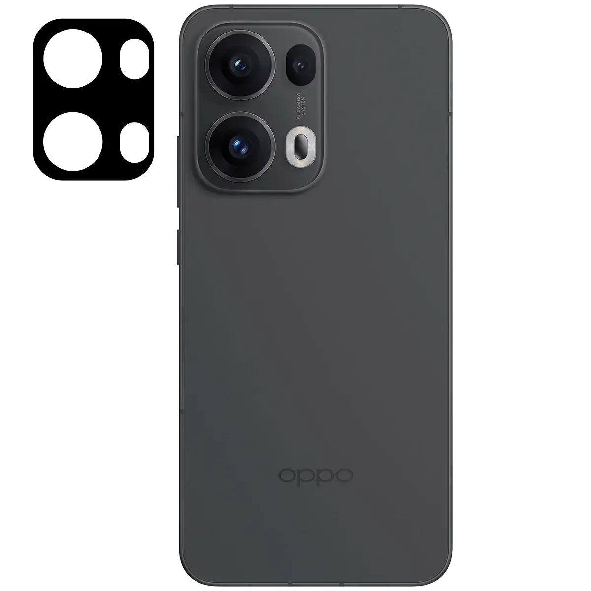 Gehärtetes Glas für die Kamera für Oppo Reno13 Pro, Bizon Glass Silk Lens, 2 Stück - Image 2