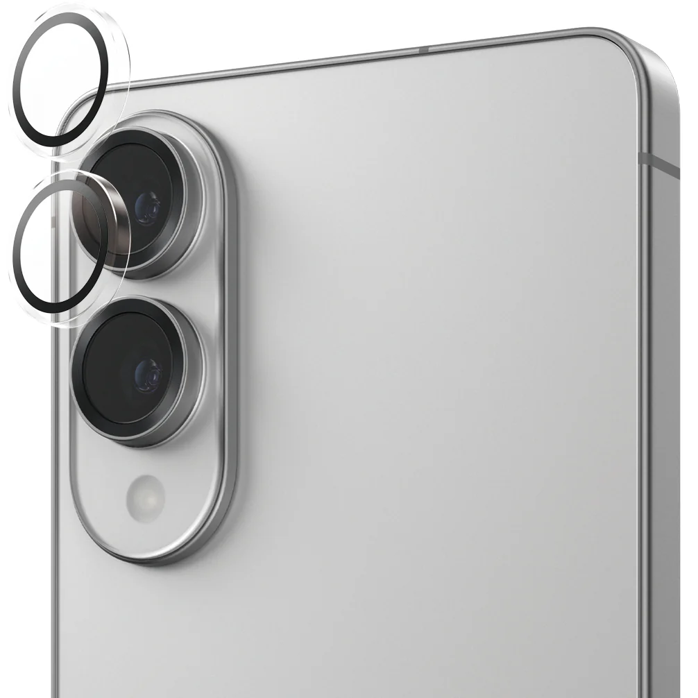 Gehärtetes Glas für die Kamera mit Applikator für Galaxy S25 Edge, PanzerGlass Hoops Camera, Transparent