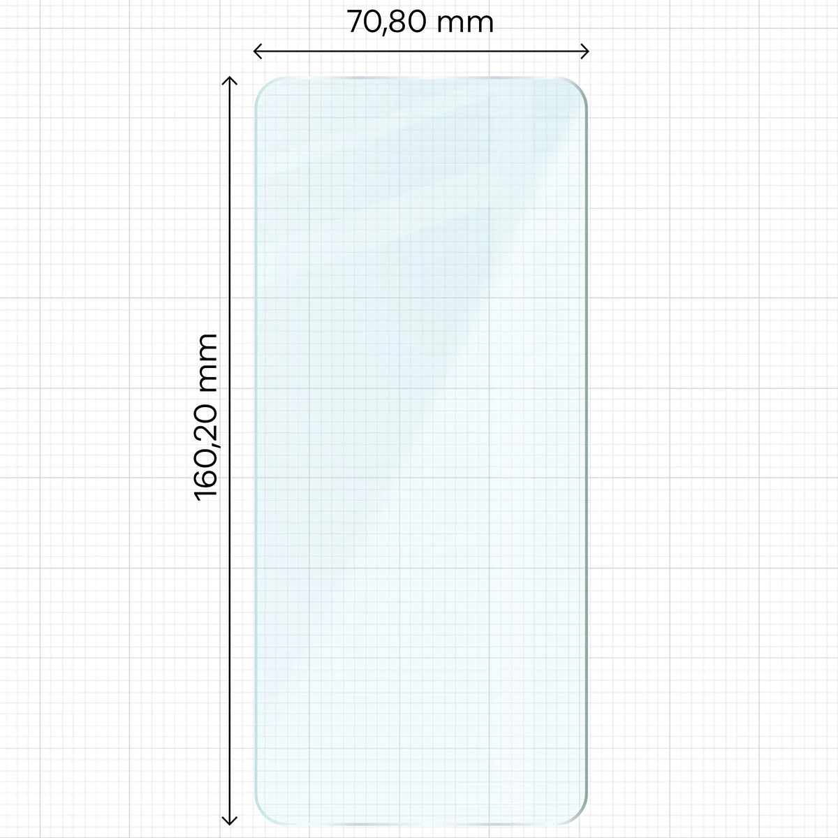 Gehärtetes Glas für Galaxy A07 4G / 5G, Bizon Glass Clear Duo, 2 Stück - Image 2