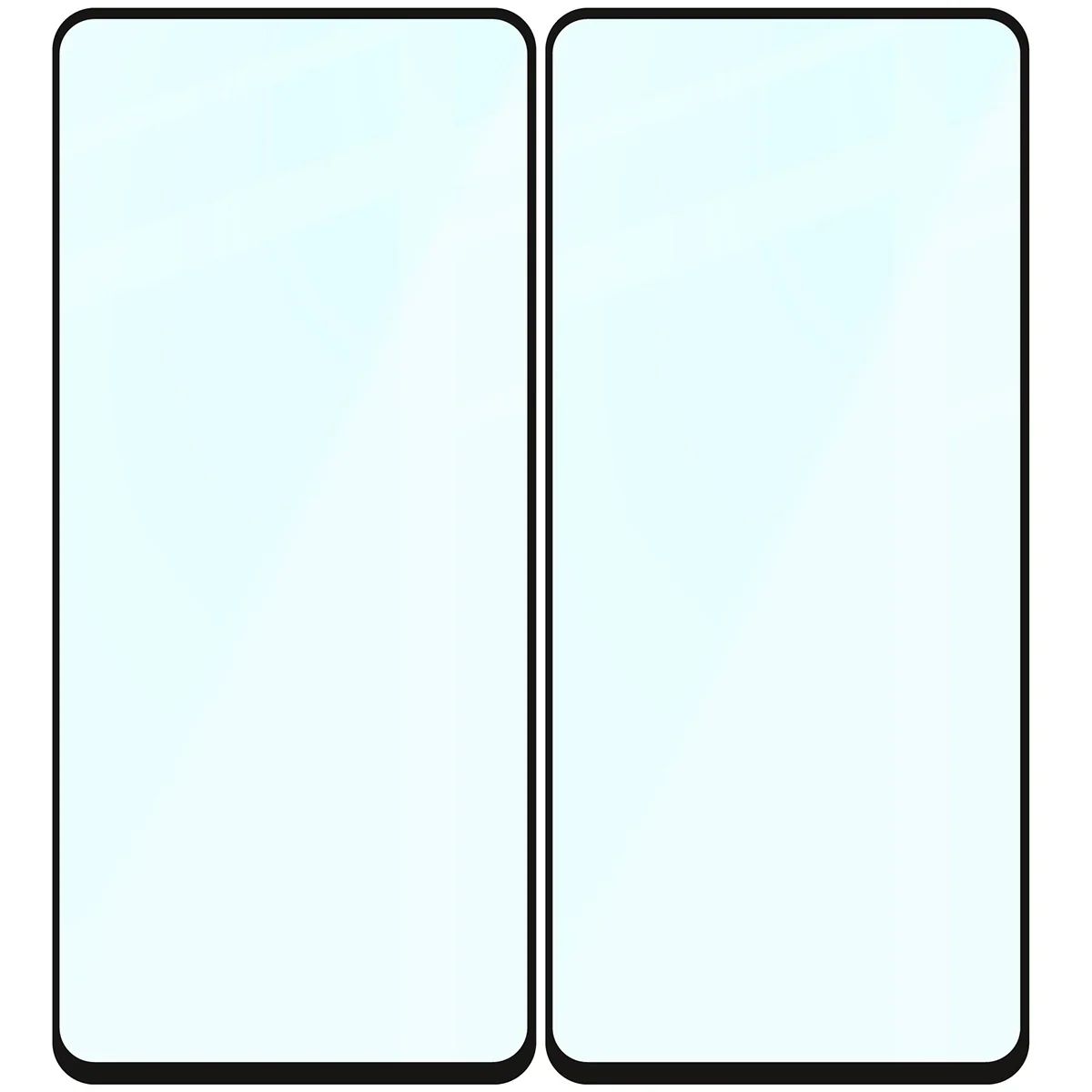 Gehärtetes Glas für Galaxy A52s / A52 4G/5G, Bizon Glass Edge Duo, Schwarzer Rahmen, 2 Stück - Image 4