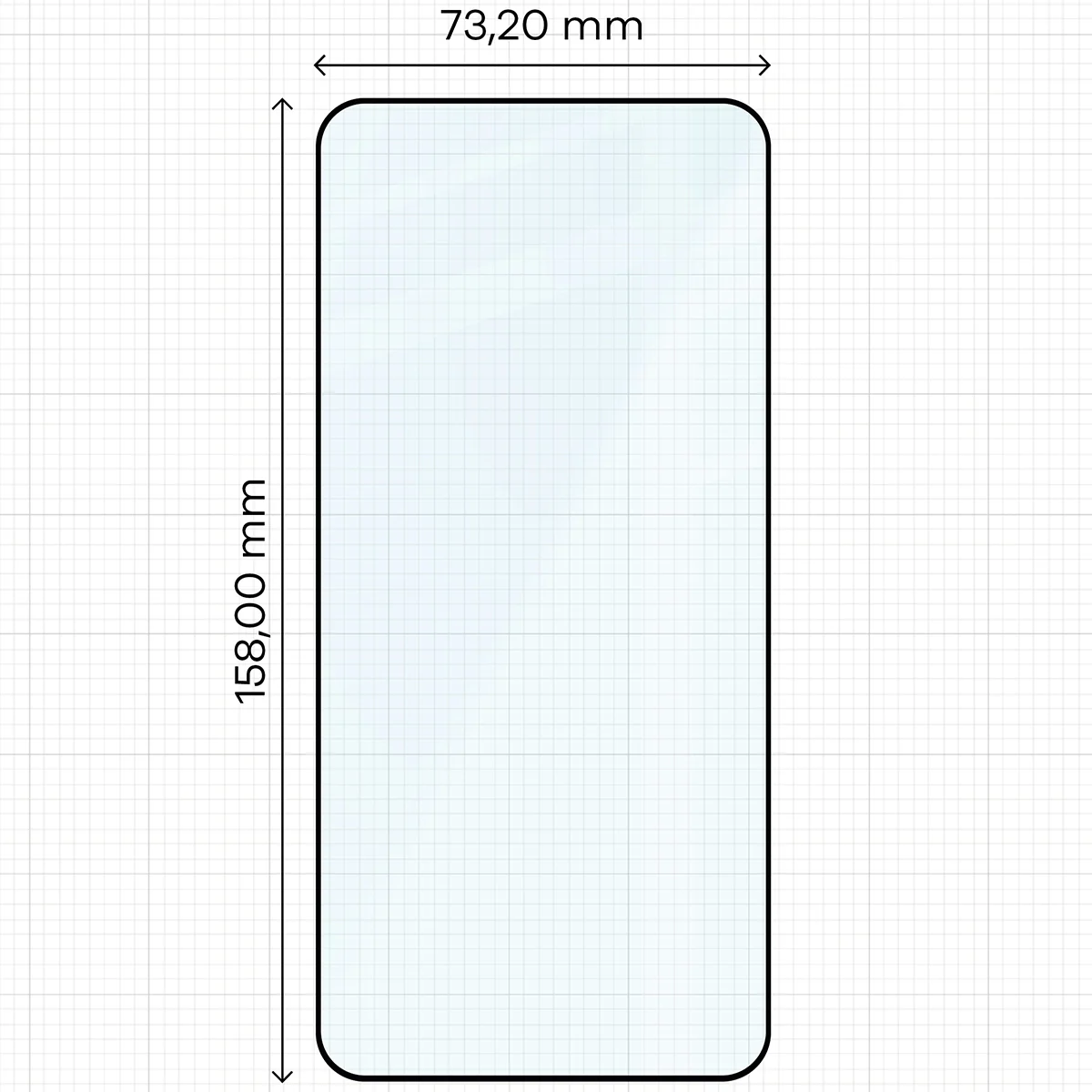 Gehärtetes Glas für Galaxy A57 5G, Bizon Glass Edge Duo, Schwarzer Rahmen, 2 Stück - Image 2