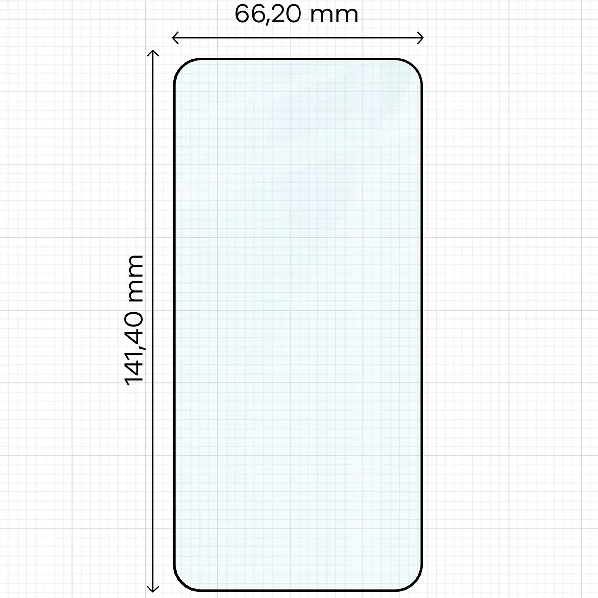 Gehärtetes Glas für Galaxy S23, Bizon Glass Edge Duo, Schwarzer Rahmen, 2 Stück - Image 2