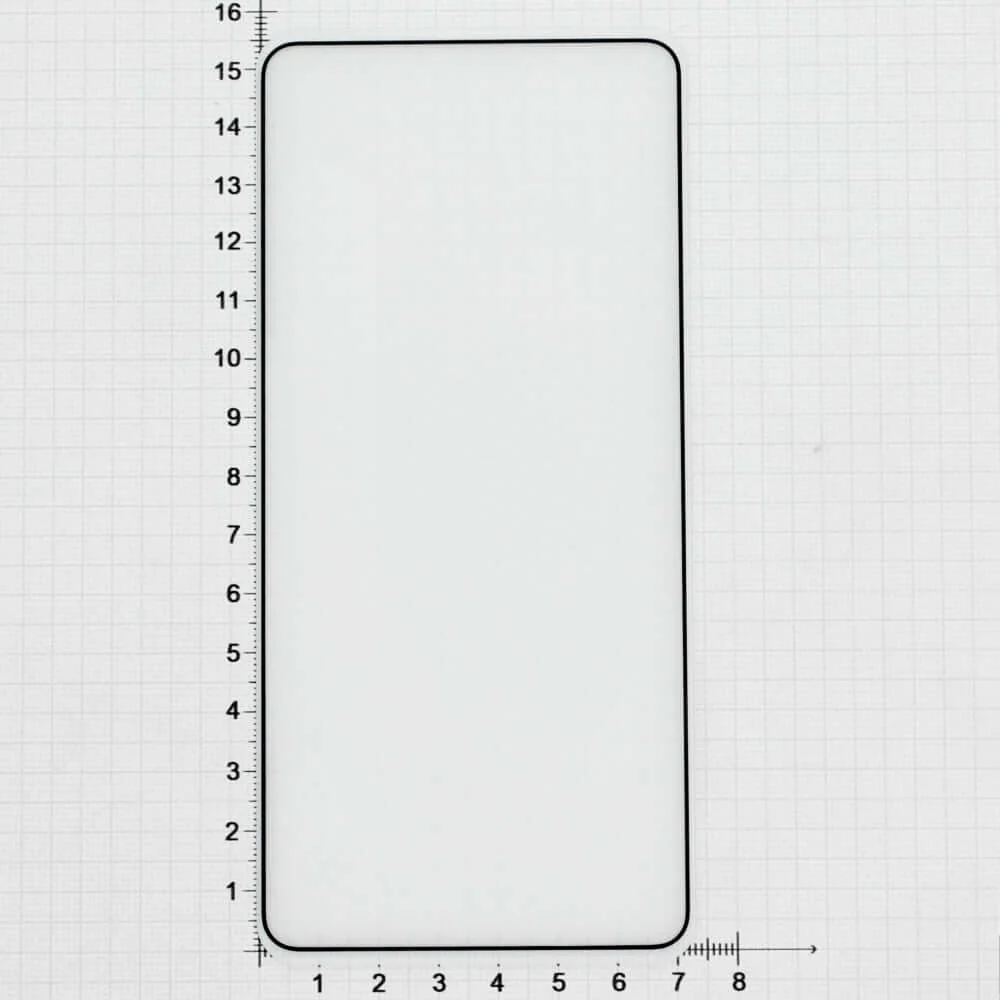Gehärtetes Glas für Galaxy S25 Edge, Fixed Full Cover 2.5D Tempered Glass, Schwarzen Rahmen - Image 3