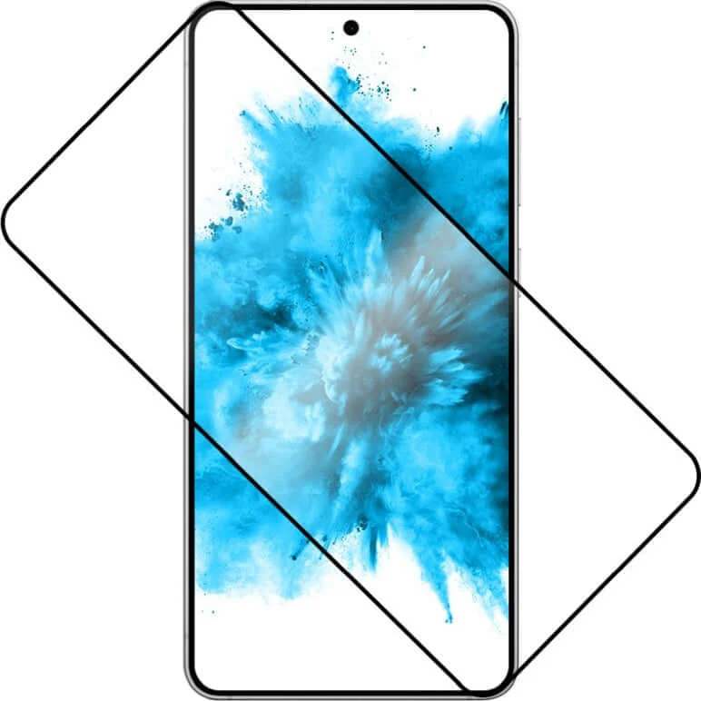 Gehärtetes Glas für Galaxy S25 Edge, Fixed Full Cover 2.5D Tempered Glass, Schwarzen Rahmen - Image 5