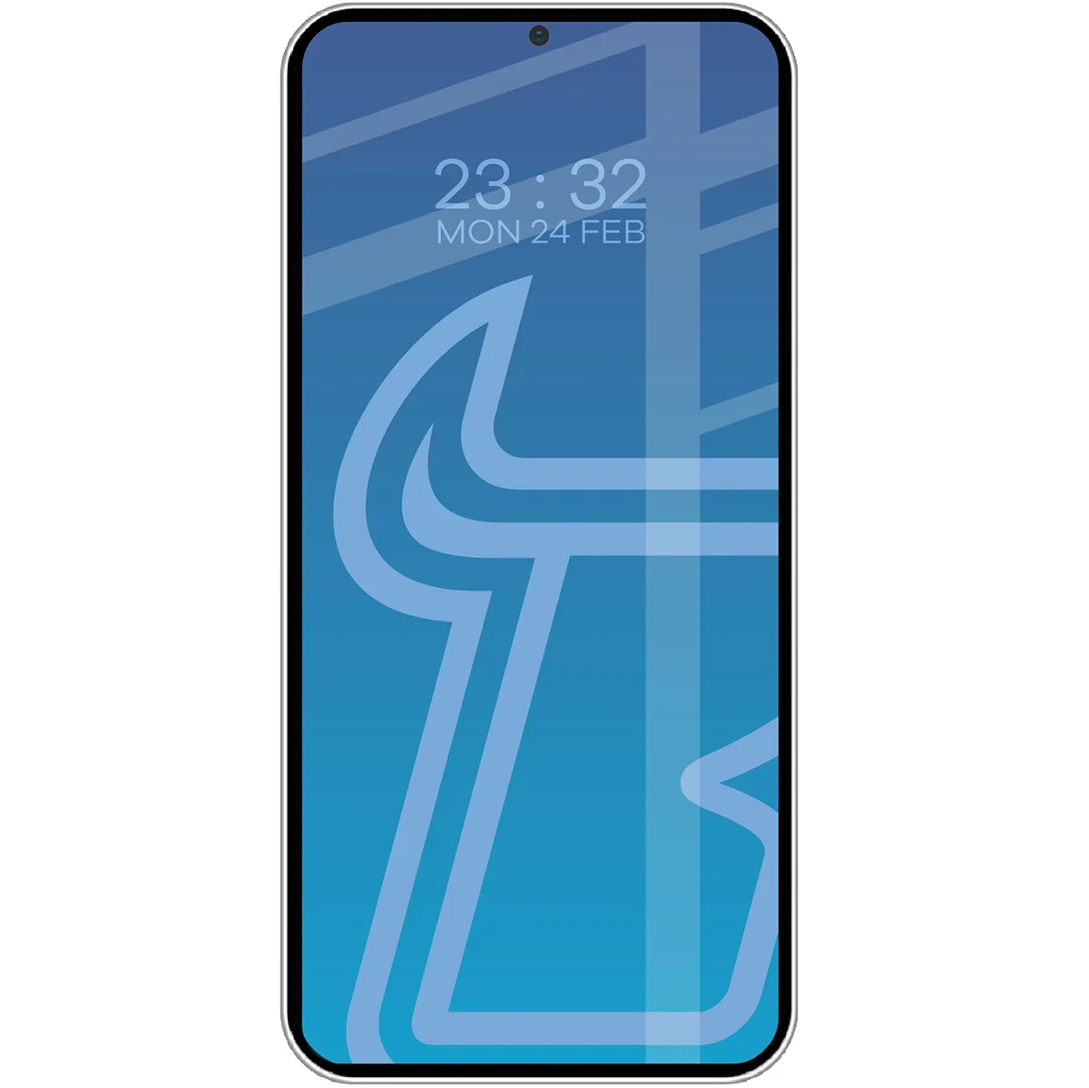 Gehärtetes Glas für Galaxy S25 Plus / S24 Plus, Bizon Glass Edge Duo, Schwarzer Rahmen, 2 Stück - Image 3