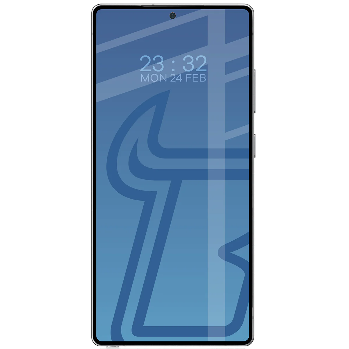 Gehärtetes Glas für Galaxy S25 Ultra, Bizon Glass Edge, Schwarzer Rahmen - Image 3