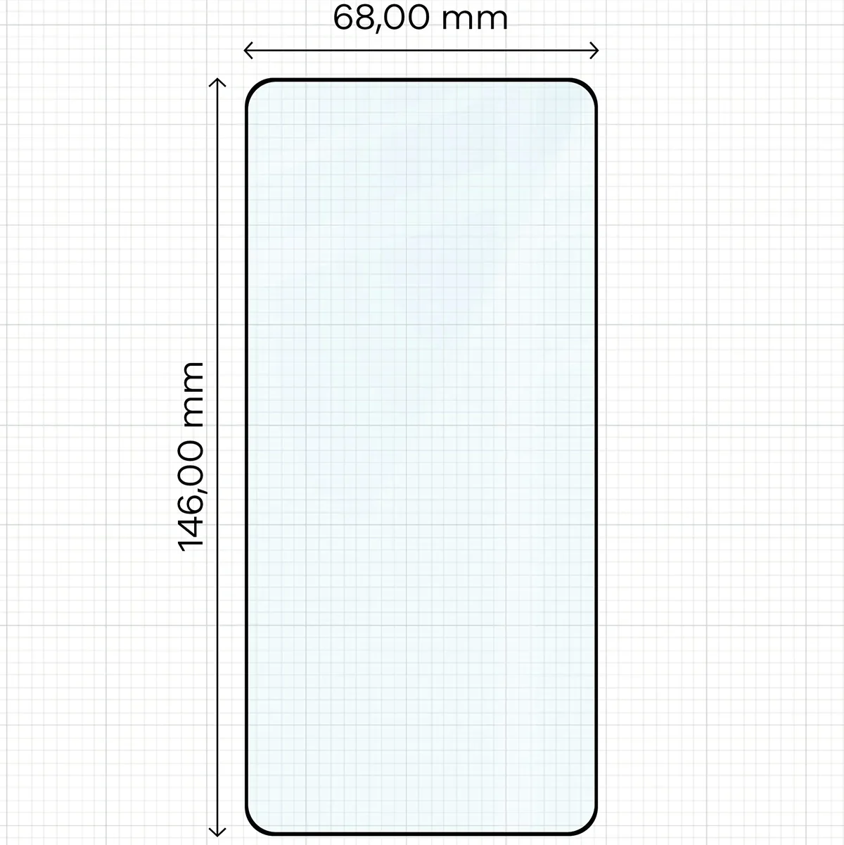 Gehärtetes Glas für Galaxy S26, Bizon Glass Edge, Schwarzer Rahmen - Image 2