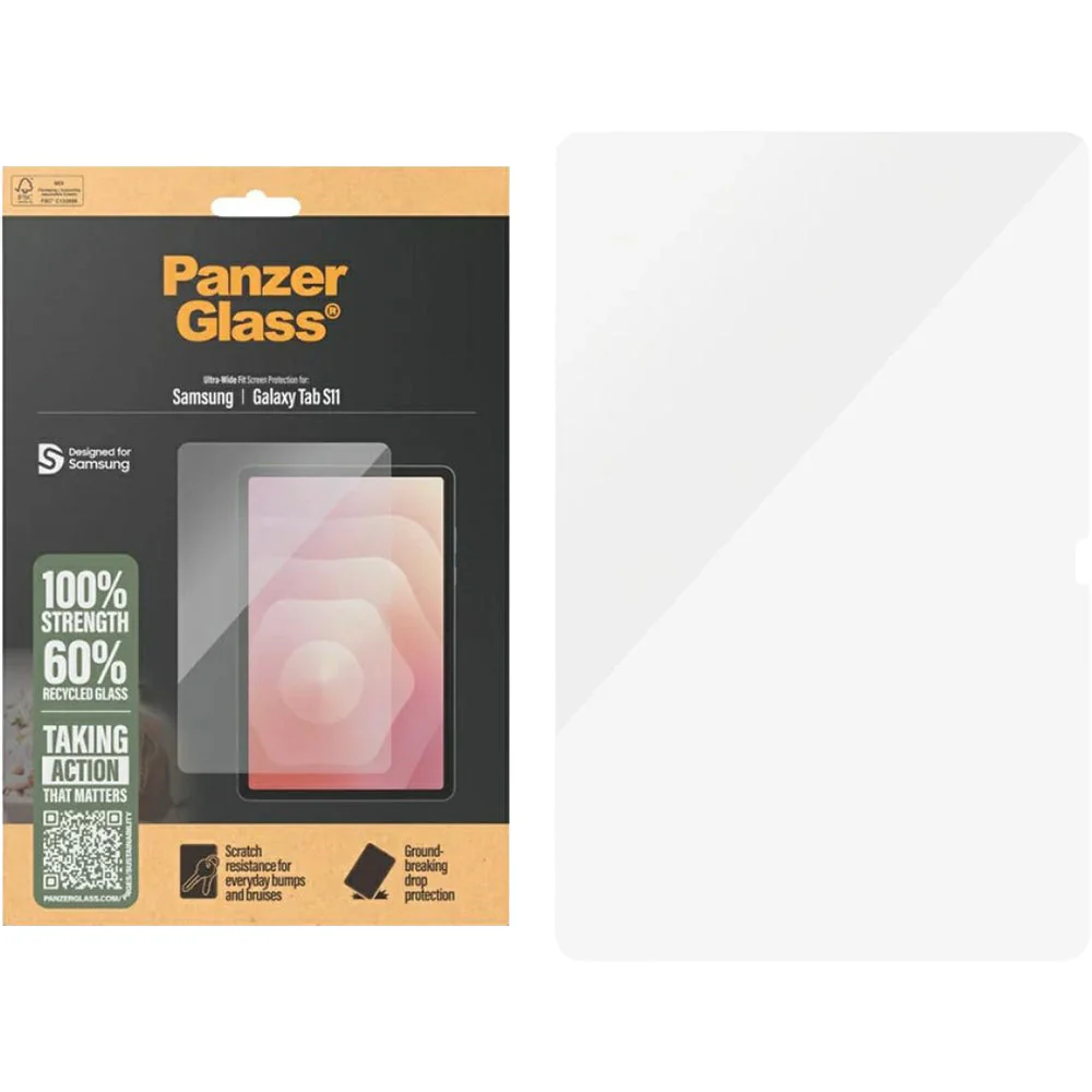 Gehärtetes Glas für Galaxy Tab S11, PanzerGlass Ultra-Wide Fit, Transparent - Image 4