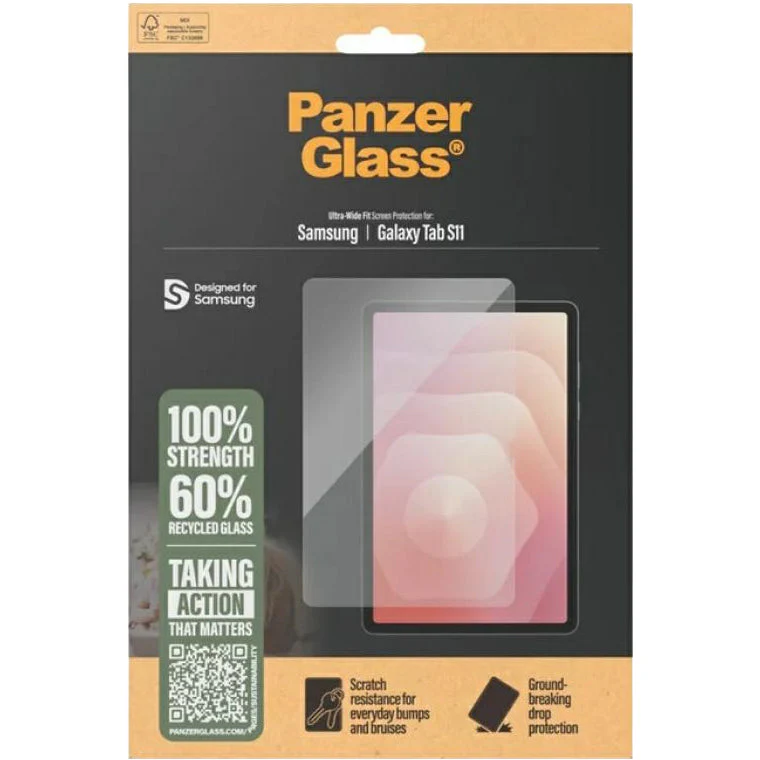 Gehärtetes Glas für Galaxy Tab S11, PanzerGlass Ultra-Wide Fit, Transparent - Image 5