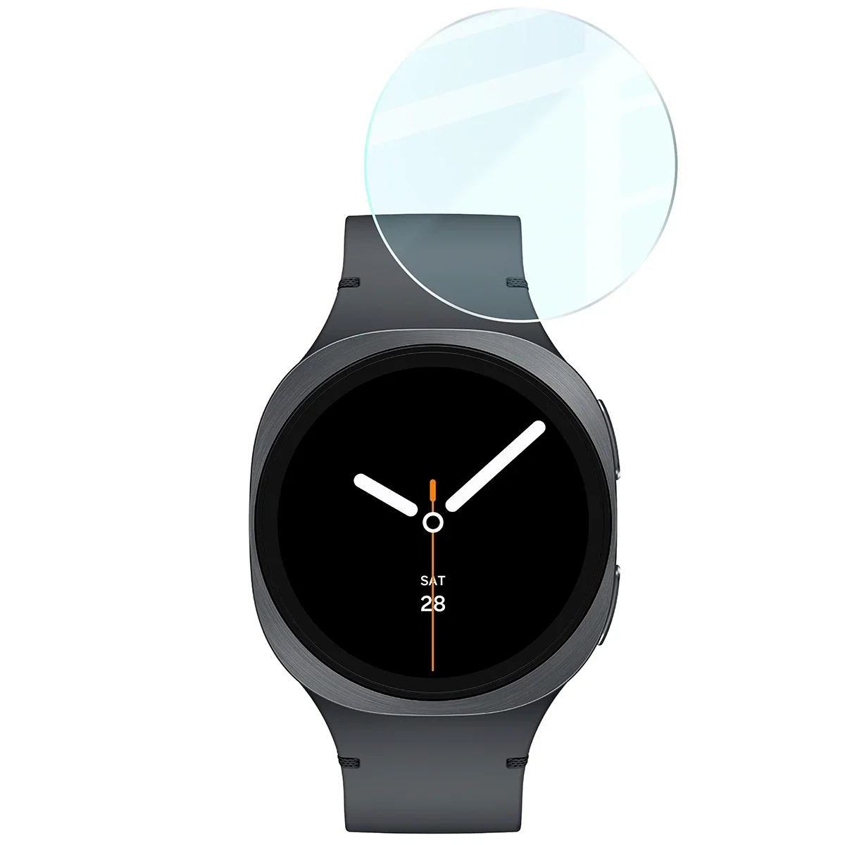 Gehärtetes Glas für Galaxy Watch 8 44 mm, Bizon Glass Watch Clear, Transparent - Image 5