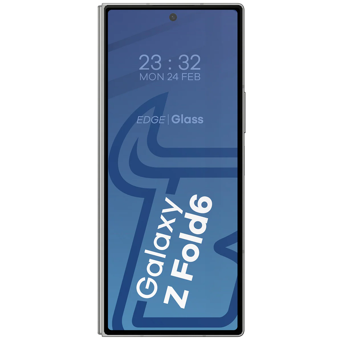 Gehärtetes Glas für Galaxy Z Fold6, Bizon Glass Edge, schwarzer Rahmen - Image 3