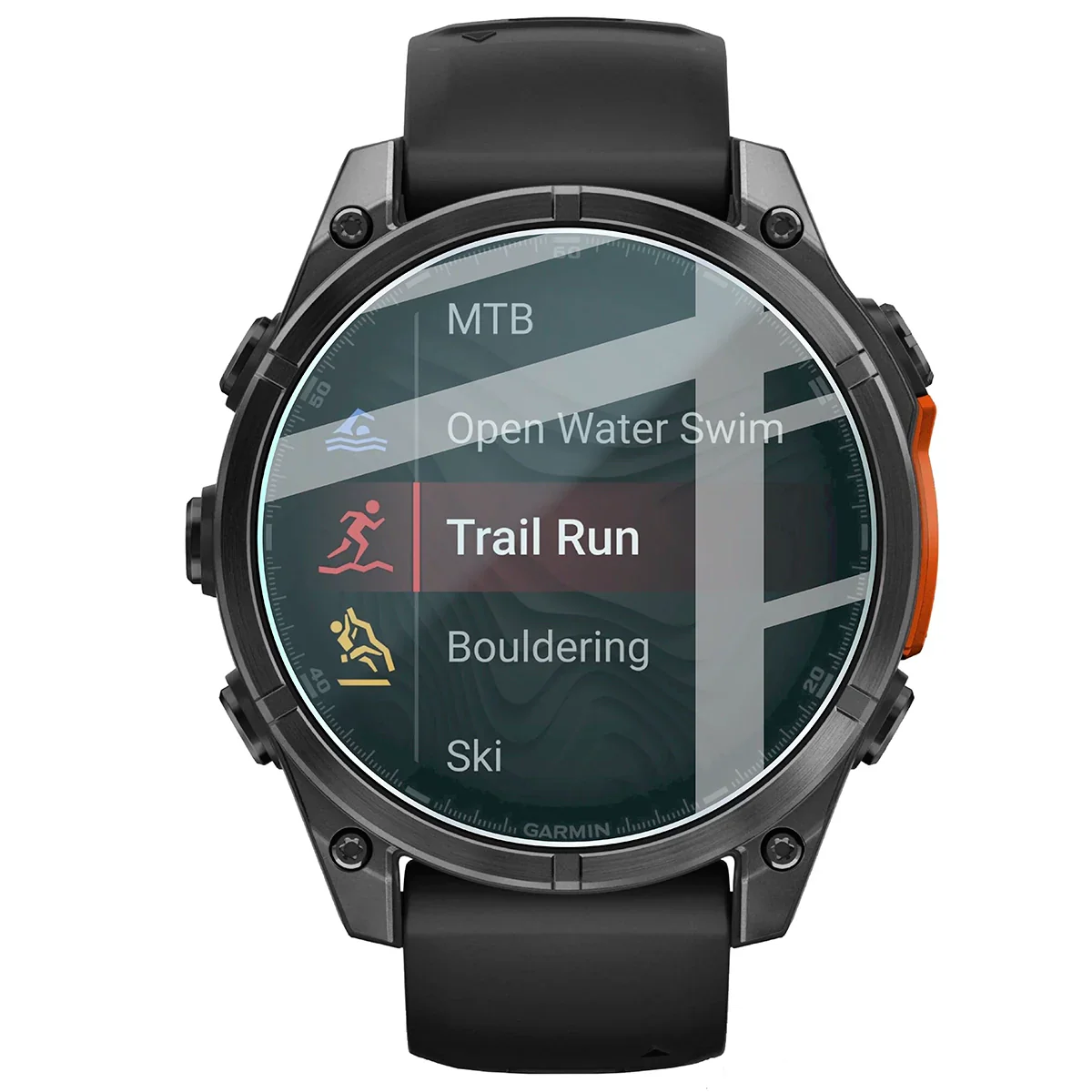 Gehärtetes Glas für Garmin Tactix 8 AMOLED 51 mm / SOLAR 51 mm, Bizon Glass Watch Clear, Transparent - Image 2