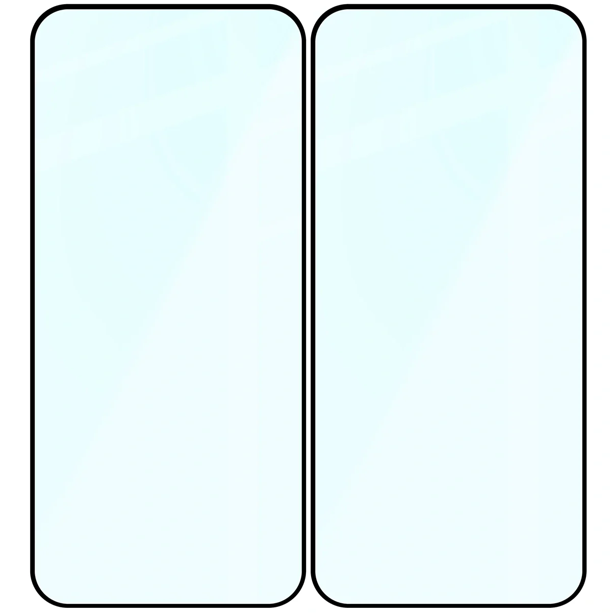Gehärtetes Glas für Honor Magic8 Lite, Bizon Glass Edge Duo, Schwarzer Rahmen, 2 Stück - Image 4