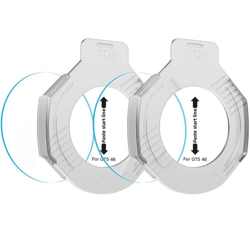 Gehärtetes Glas für Huawei Watch GT 5 46mm, Tech-Protect Easy Set Plus, mit Applikator, 2 Stück - Image 3