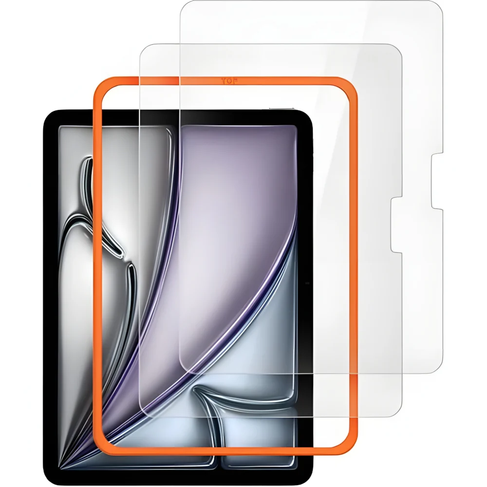 Gehärtetes Glas für iPad Air 11" M4/M3/M2, Tech-Protect Easy Set Plus, mit Applikator, 2 Stück - Image 2