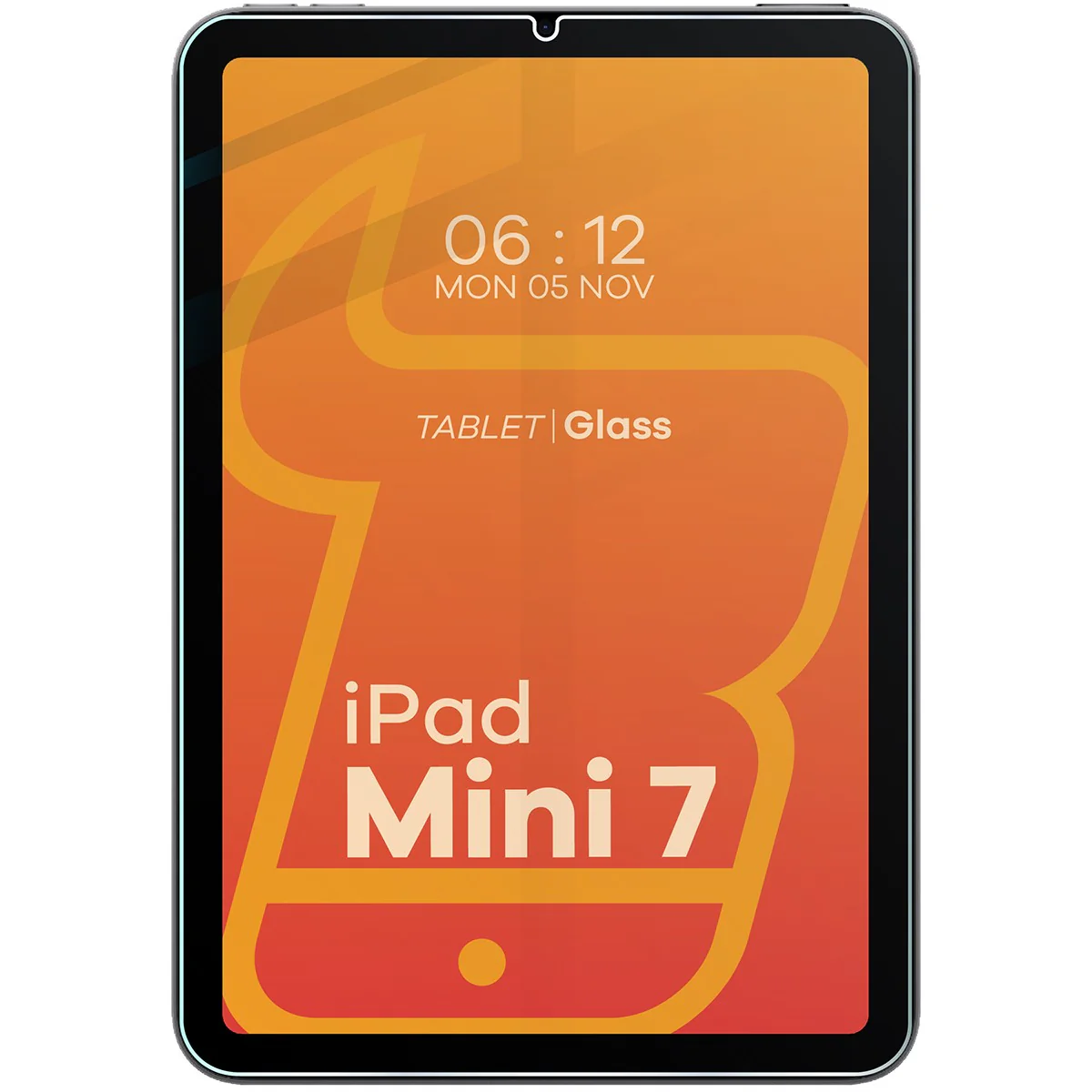 Gehärtetes Glas für iPad Mini 7 gen. 2024 / iPad Mini 6 gen. 2021, Bizon Glass Tab Clear Duo, 2 Stück - Image 3