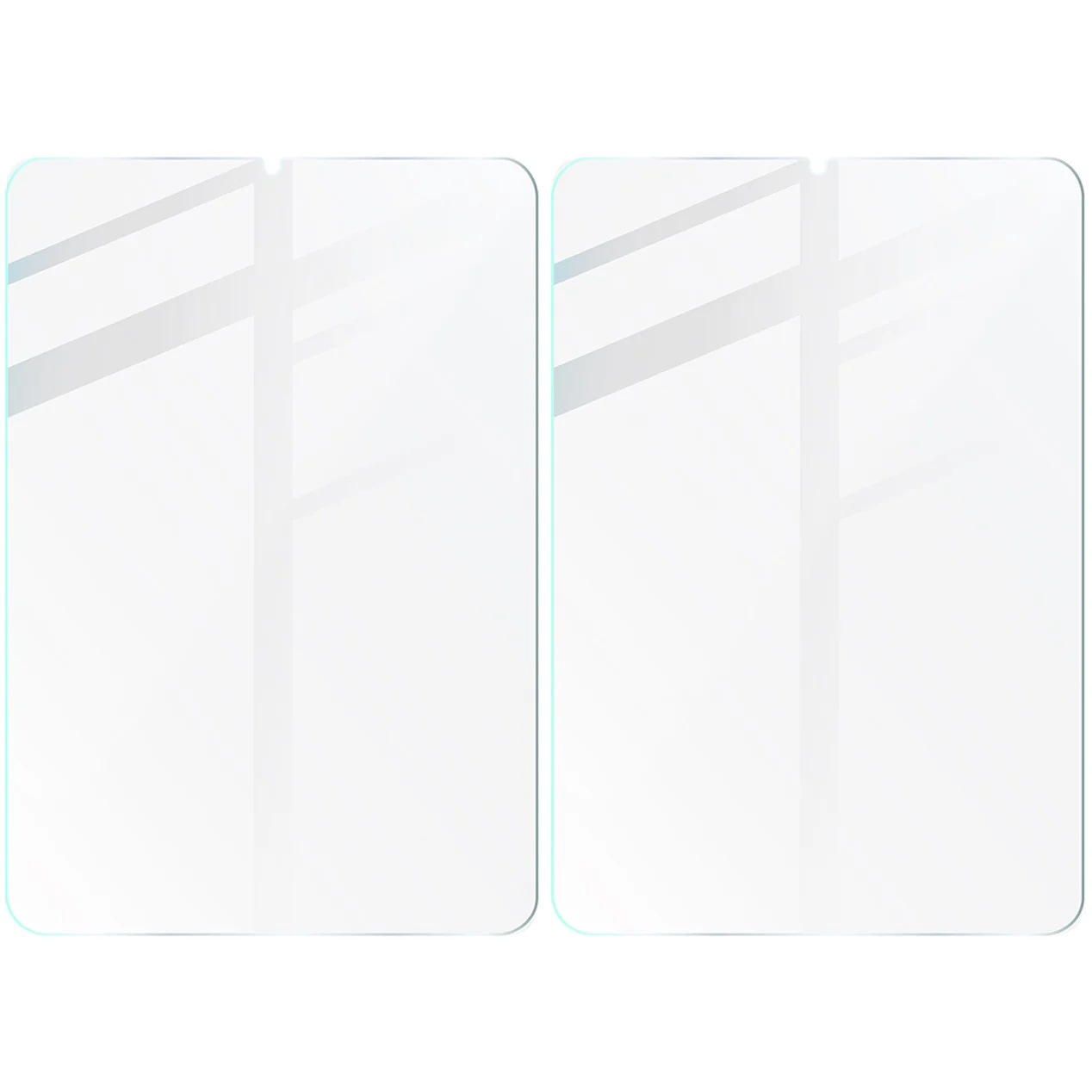 Gehärtetes Glas für iPad Mini 7 gen. 2024 / iPad Mini 6 gen. 2021, Bizon Glass Tab Clear Duo, 2 Stück - Image 4