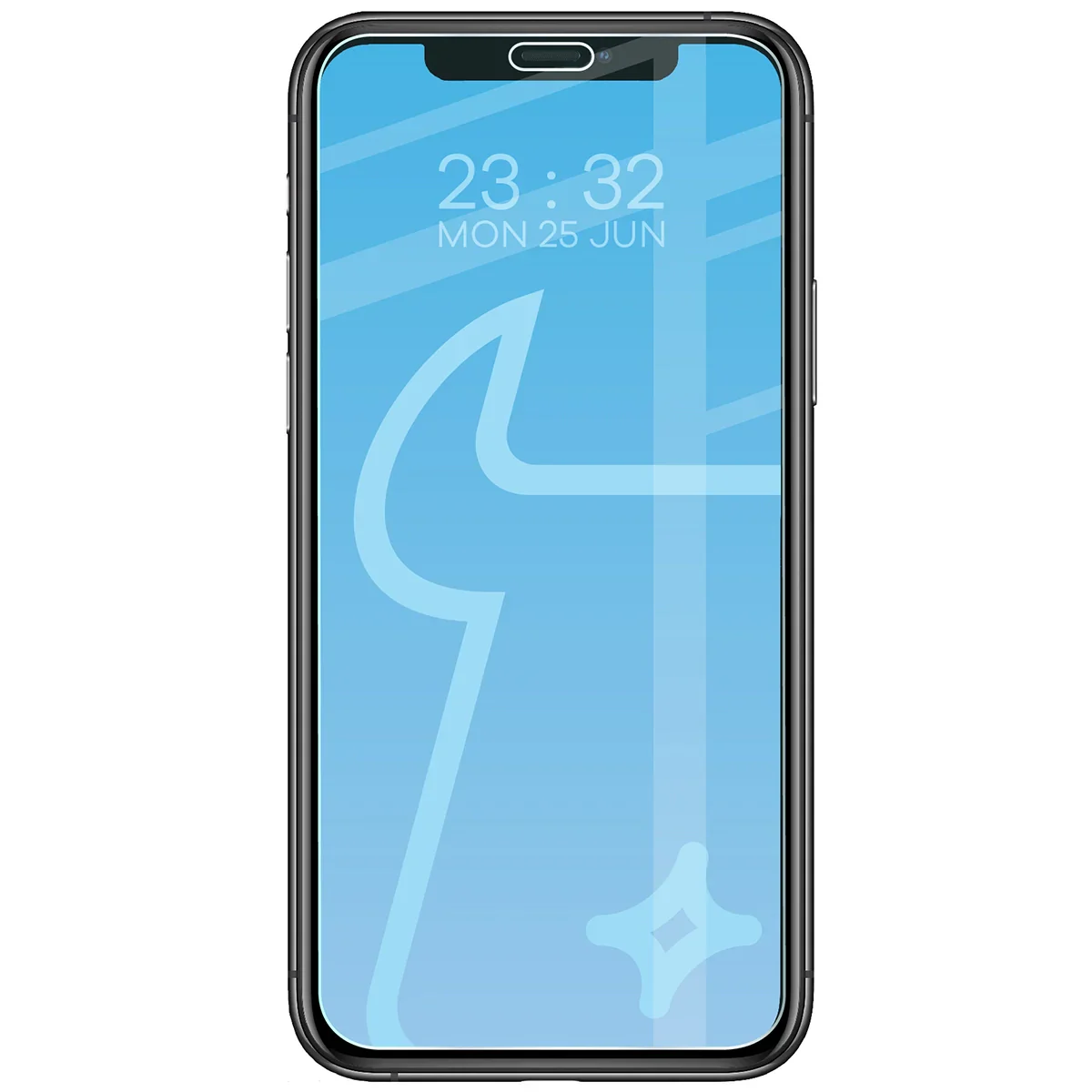 Gehärtetes Glas für iPhone 11 Pro / Xs, Bizon Glass Clear Duo, 2 Stück - Image 3