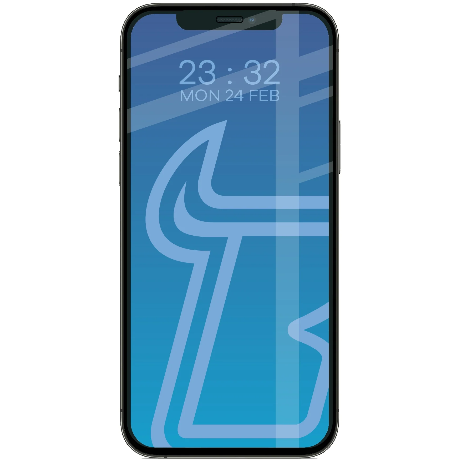 Gehärtetes Glas für iPhone 12 / 12 Pro, Bizon Glass Edge Duo, Schwarzer Rahmen, 2 Stück - Image 3