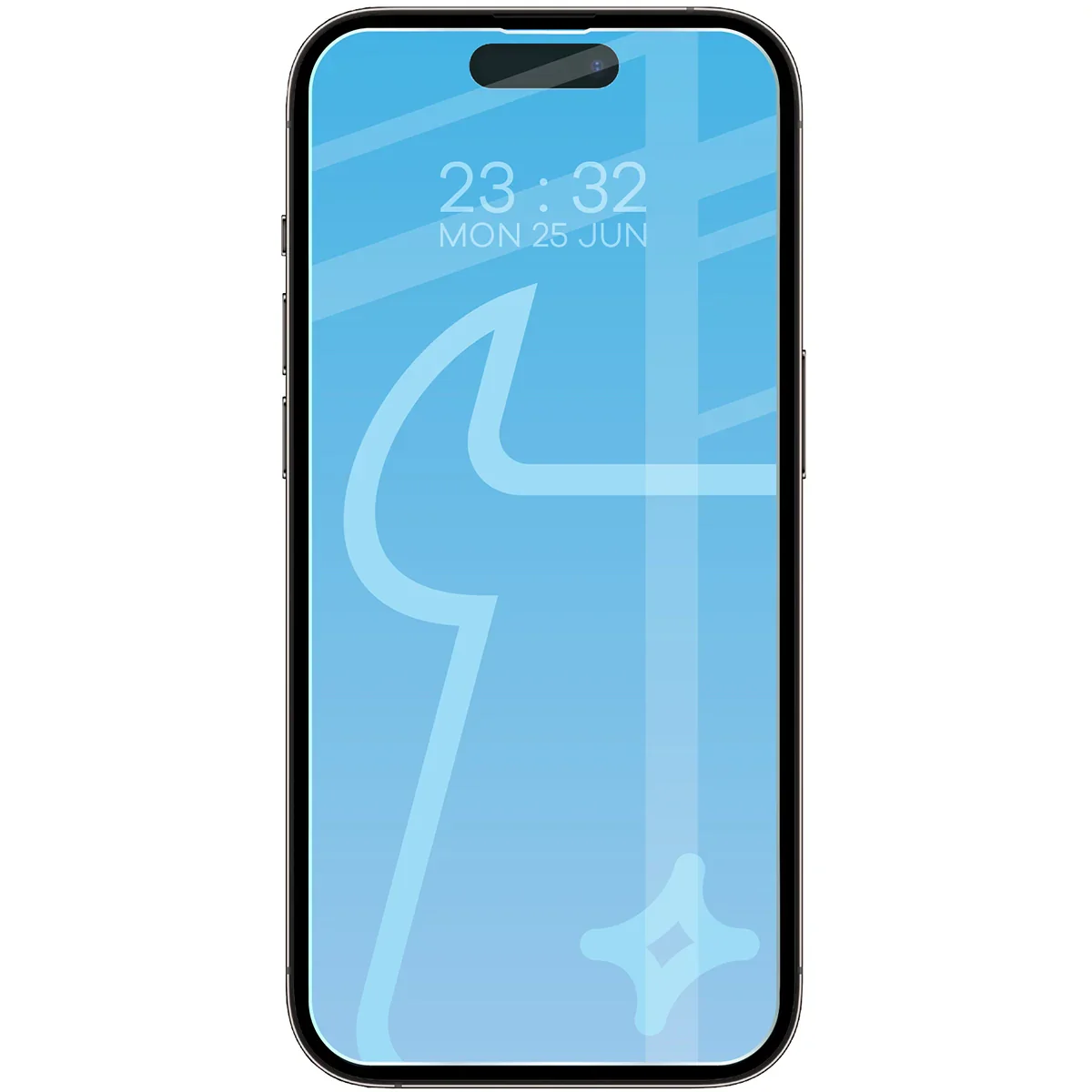 Gehärtetes Glas für iPhone 14 Pro, Bizon Glass Clear Duo, 2 Stück - Image 3