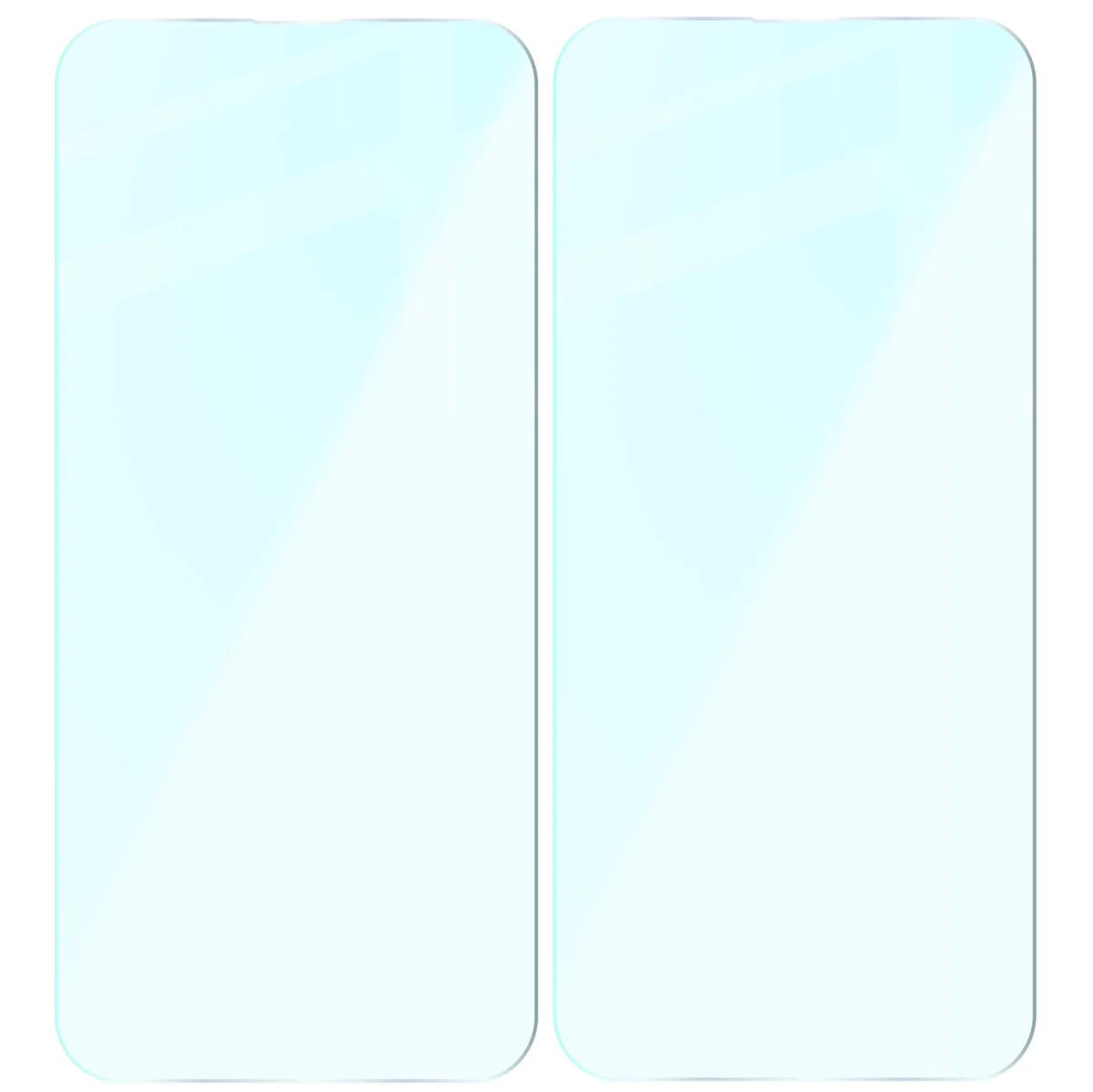 Gehärtetes Glas für iPhone 14 Pro, Bizon Glass Clear Duo, 2 Stück - Image 4