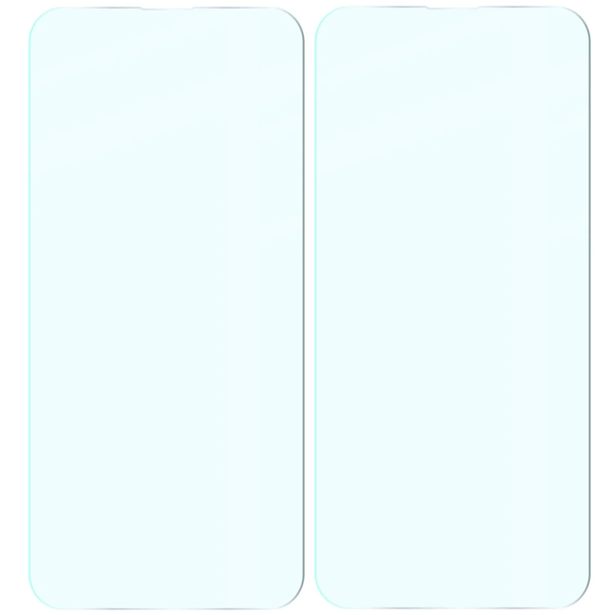Gehärtetes Glas für iPhone 17e / 16e / 14 / 13 Pro / 13, Bizon Glass Clear Duo, 2 Stück - Image 4