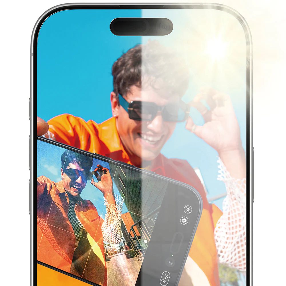 Gehärtetes Glas für iPhone 17 / 16 Pro, PanzerGlass Anti-Reflective Armor EasyAligner - Image 4