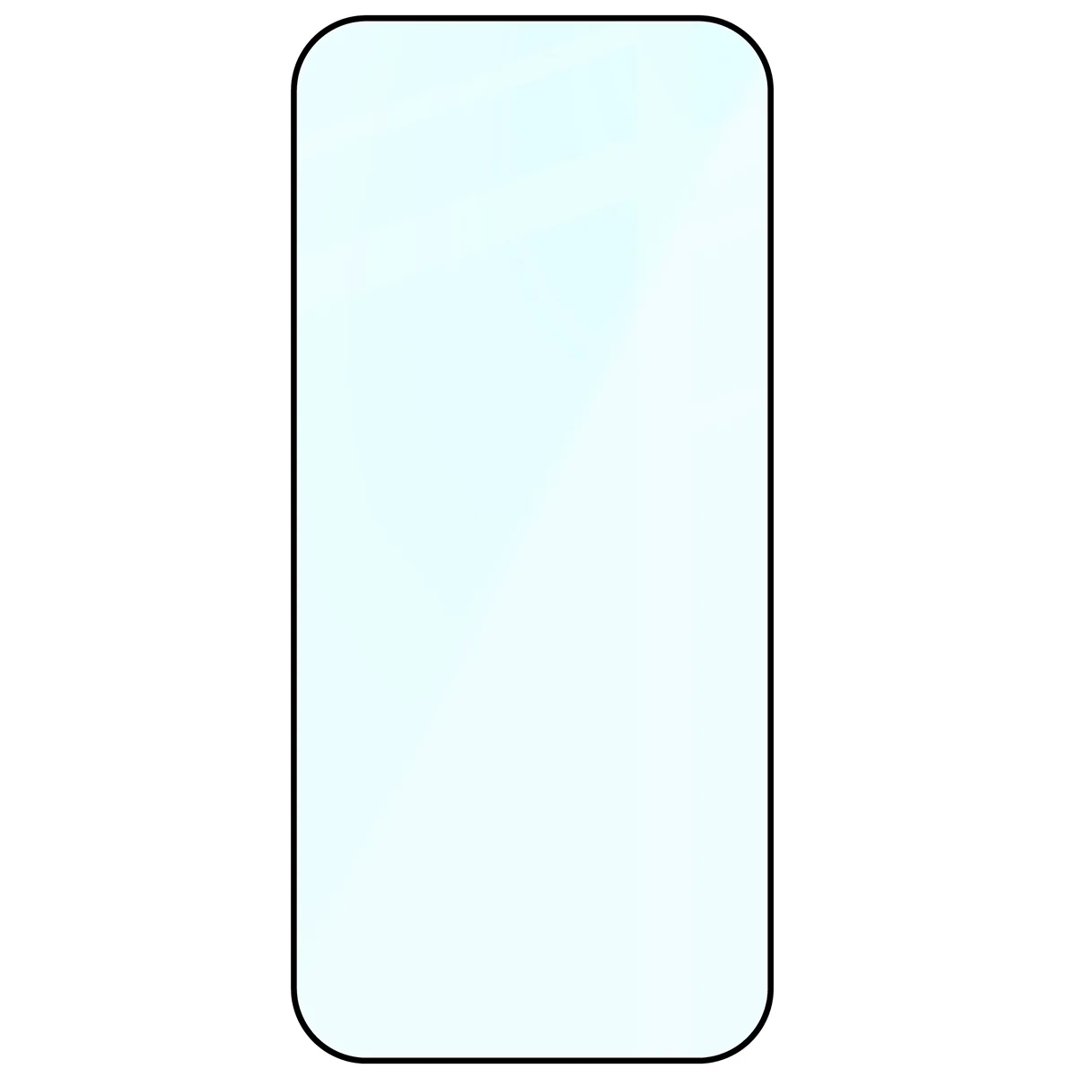 Gehärtetes Glas für iPhone Air, Bizon Glass Edge, Schwarzer Rahmen - Image 4