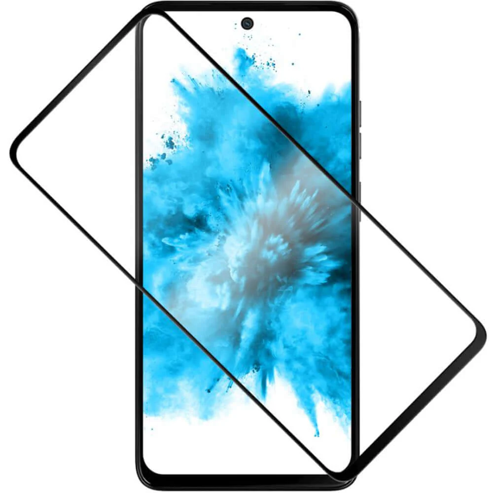 Gehärtetes Glas für Motorola Moto G15 / Power, Fixed Full Cover 2.5D Tempered Glass, Schwarzen Rahmen