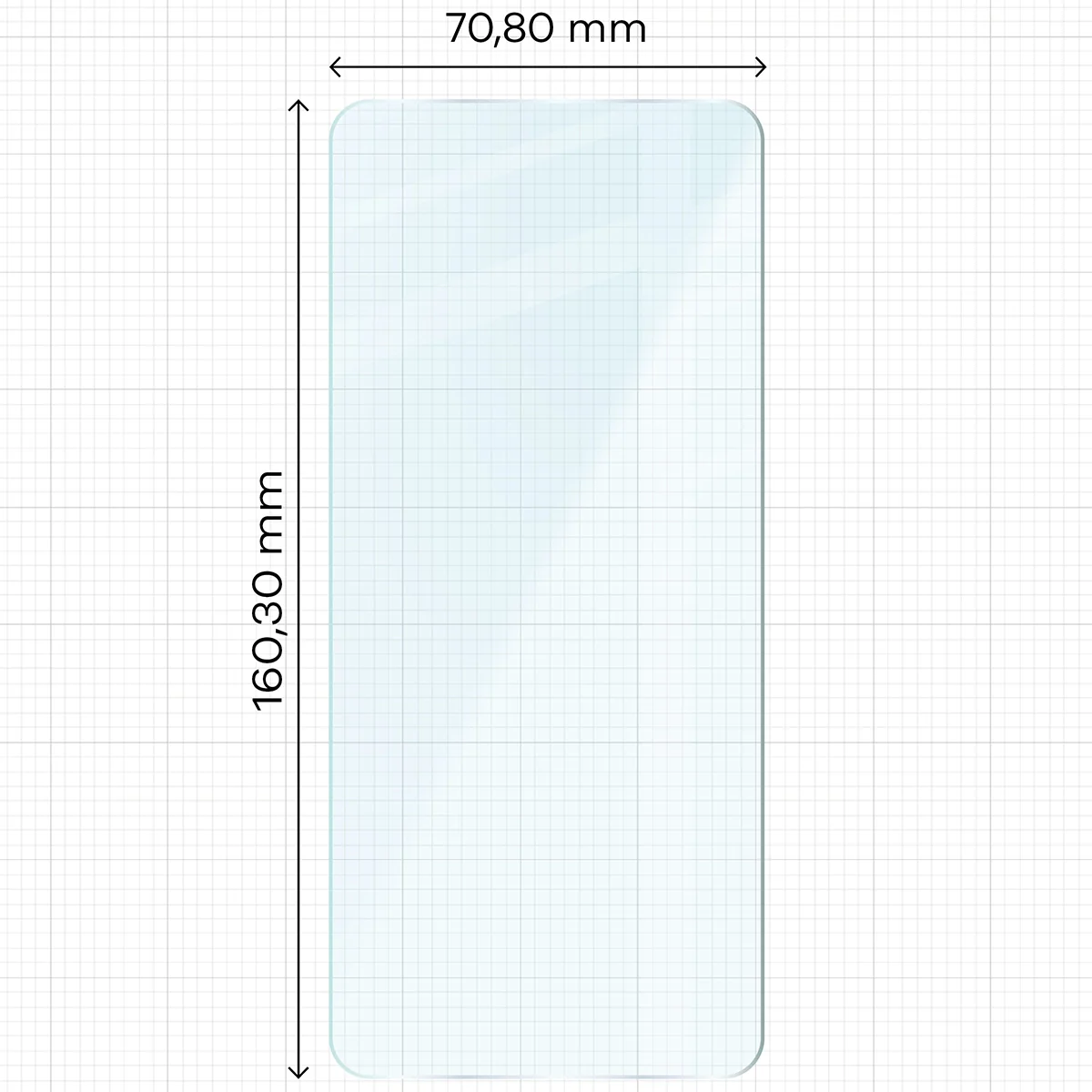 Gehärtetes Glas für Motorola Moto G57 Power / G67 Power, Bizon Glass Clear - Image 2