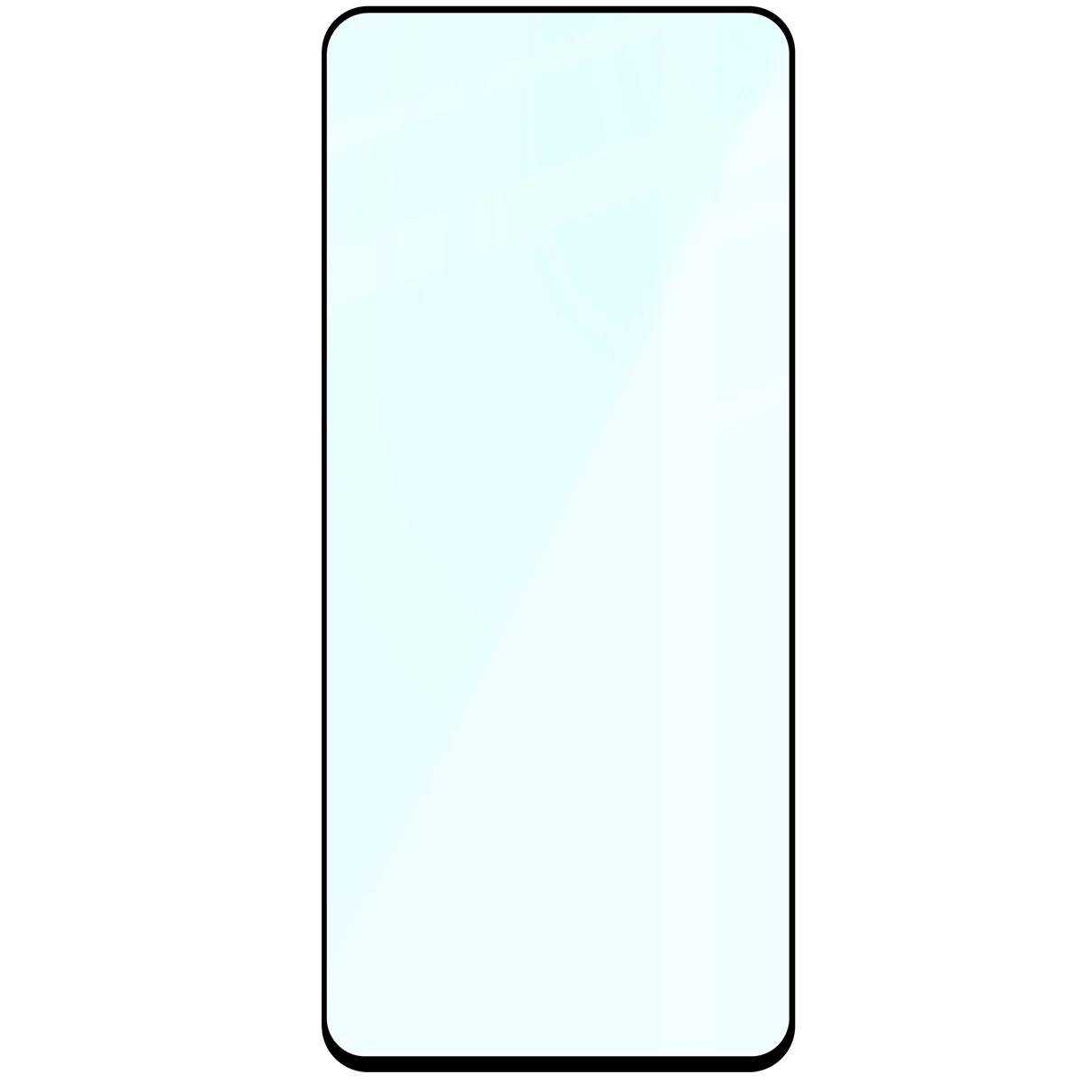 Gehärtetes Glas für Motorola Moto G57 Power / G67 Power, Bizon Glass Edge, Schwarzer Rahmen - Image 4