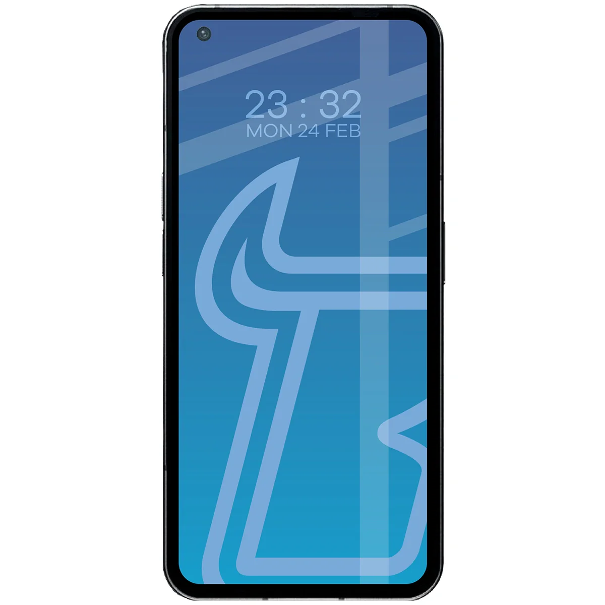 Gehärtetes Glas für Nothing Phone 1, Bizon Glass Edge Duo, Schwarzer Rahmen, 2 Stück - Image 3