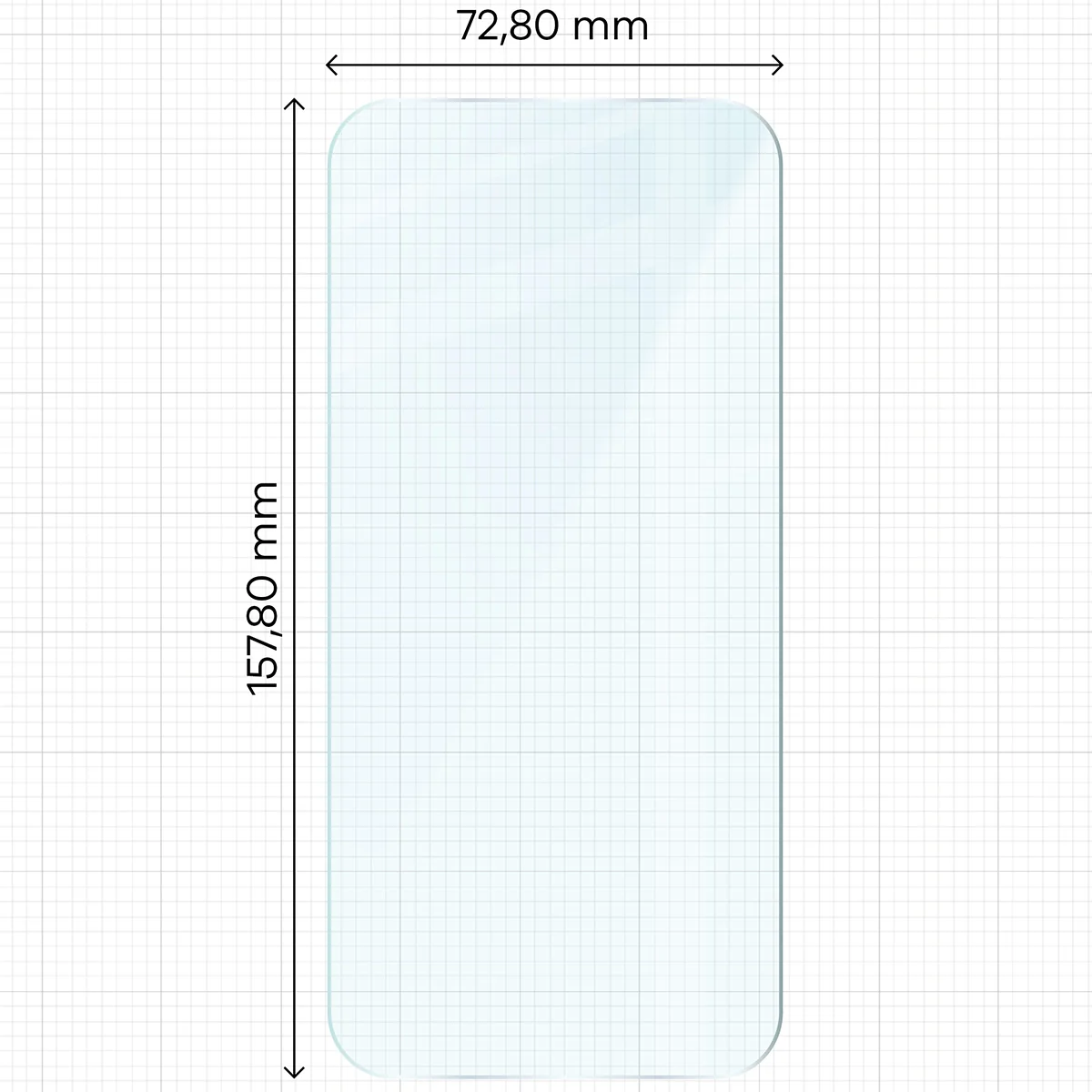Gehärtetes Glas für OnePlus 15, Bizon Glass Clear Duo, 2 Stück - Image 2