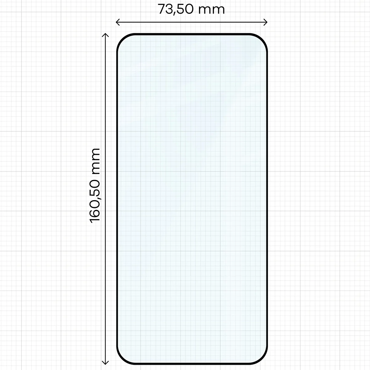 Gehärtetes Glas für OnePlus 15R, Bizon Glass Edge Duo, Schwarzer Rahmen, 2 Stück - Image 2