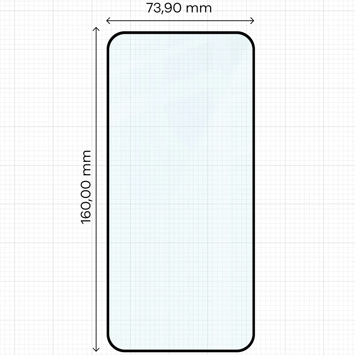 Gehärtetes Glas für OnePlus Nord 5, Bizon Glass Edge, Schwarzer Rahmen - Image 2