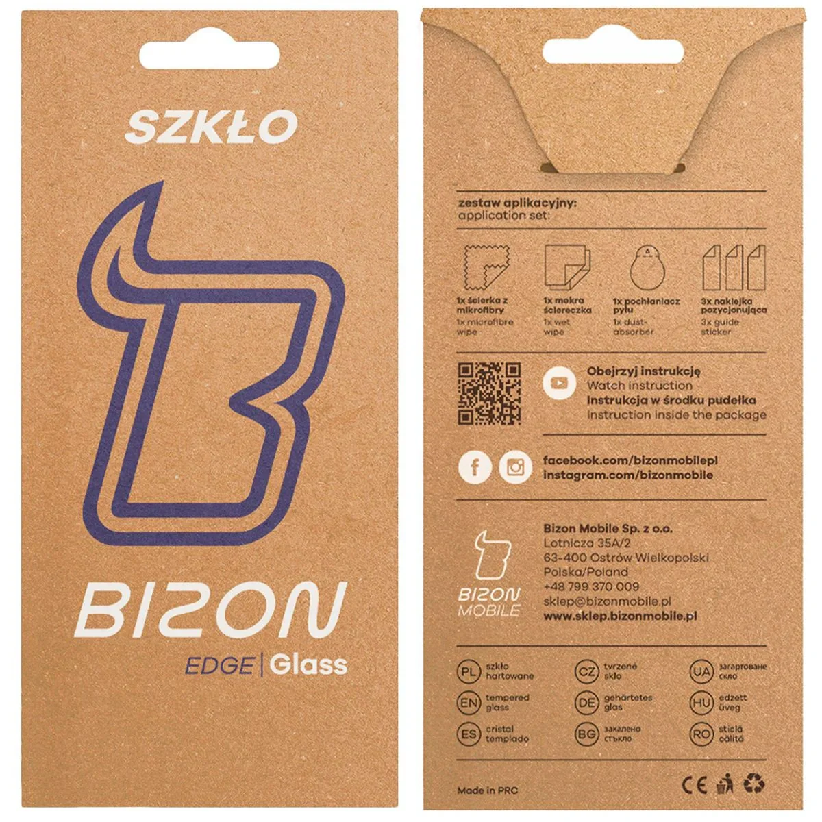 Gehärtetes Glas für OnePlus Nord 5, Bizon Glass Edge, Schwarzer Rahmen - Image 5