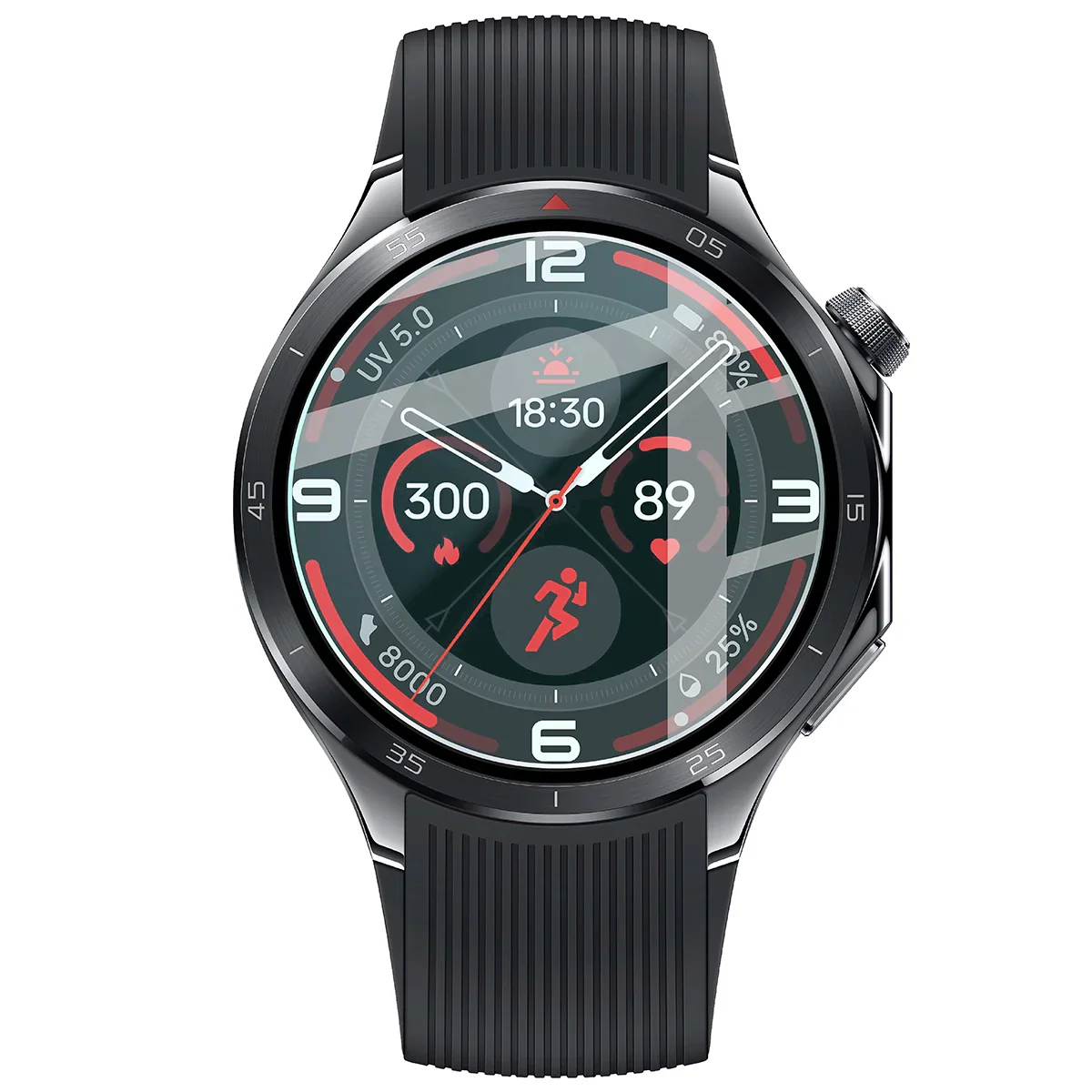 Gehärtetes Glas für OnePlus Watch 3, Bizon Glass Watch Clear, Transparent - Image 2