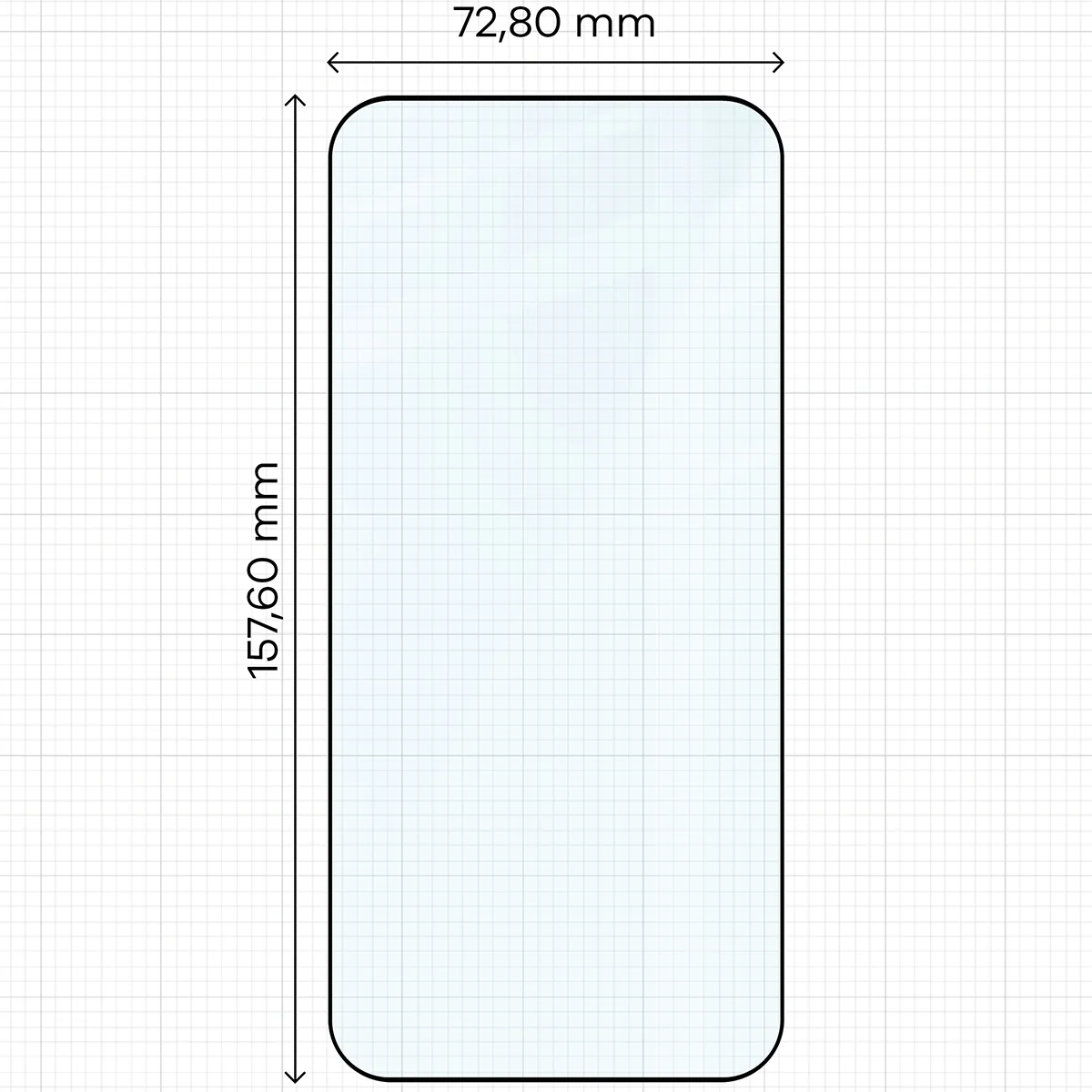 Gehärtetes Glas für Oppo Find X9 Pro, Bizon Glass Edge, Schwarzer Rahmen - Image 2