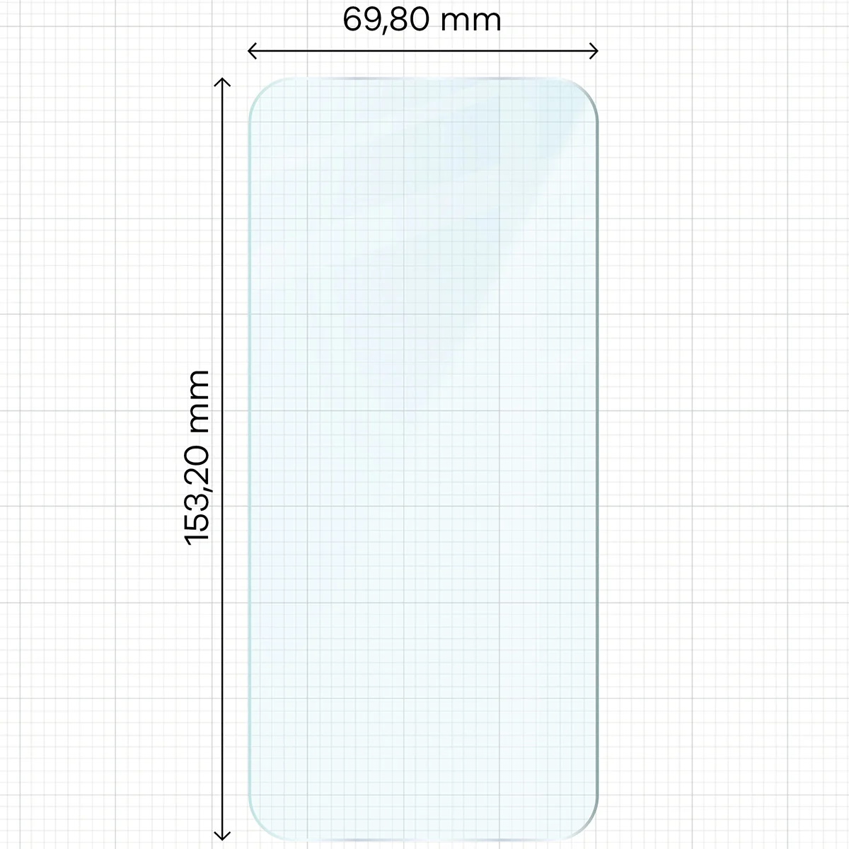 Gehärtetes Glas für Oppo Reno 15 / 15 F / 15 FS / A6 Pro 5G, Bizon Glass Clear Duo, 2 Stück - Image 2