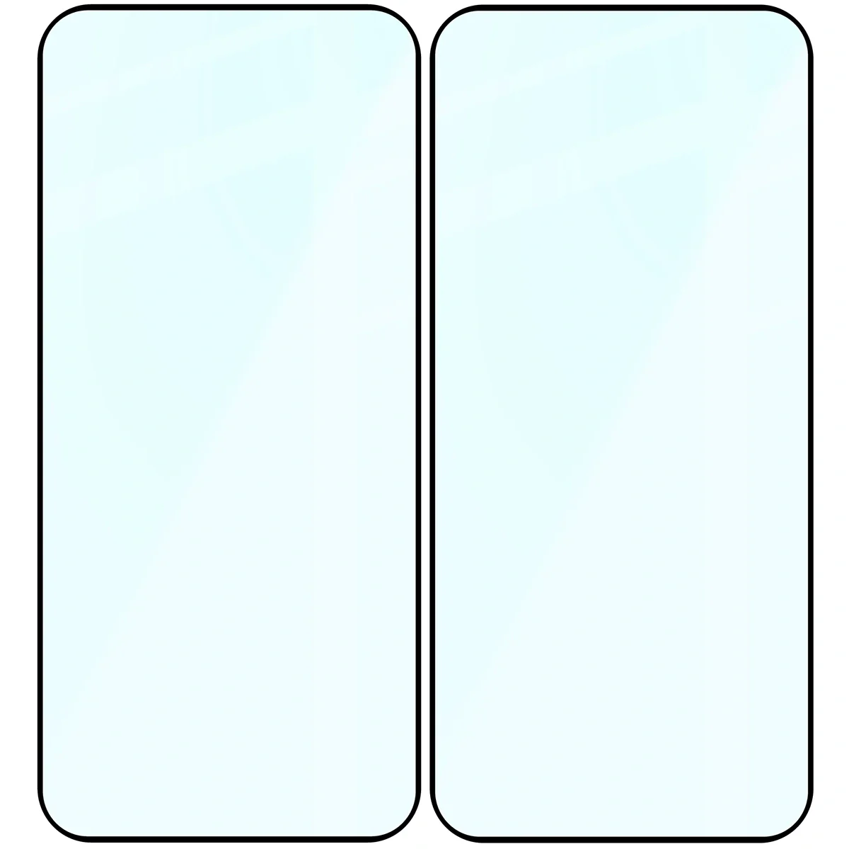 Gehärtetes Glas für Oppo Reno 15 / 15 F / 15 FS / A6 Pro 5G, Bizon Glass Edge Duo, Schwarzer Rahmen, 2 Stück - Image 4