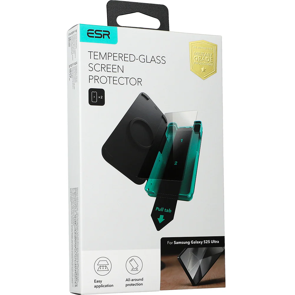 Gehärtetes Glas für Samsung Galaxy S25 Ultra, ESR Tempered Glass, 2 Stück - Image 9