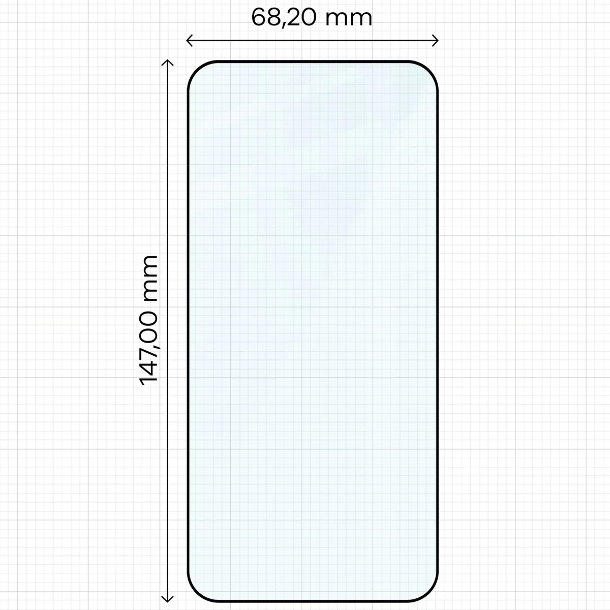 Gehärtetes Glas für Vivo X300, Bizon Glass Edge, Schwarzer Rahmen - Image 2