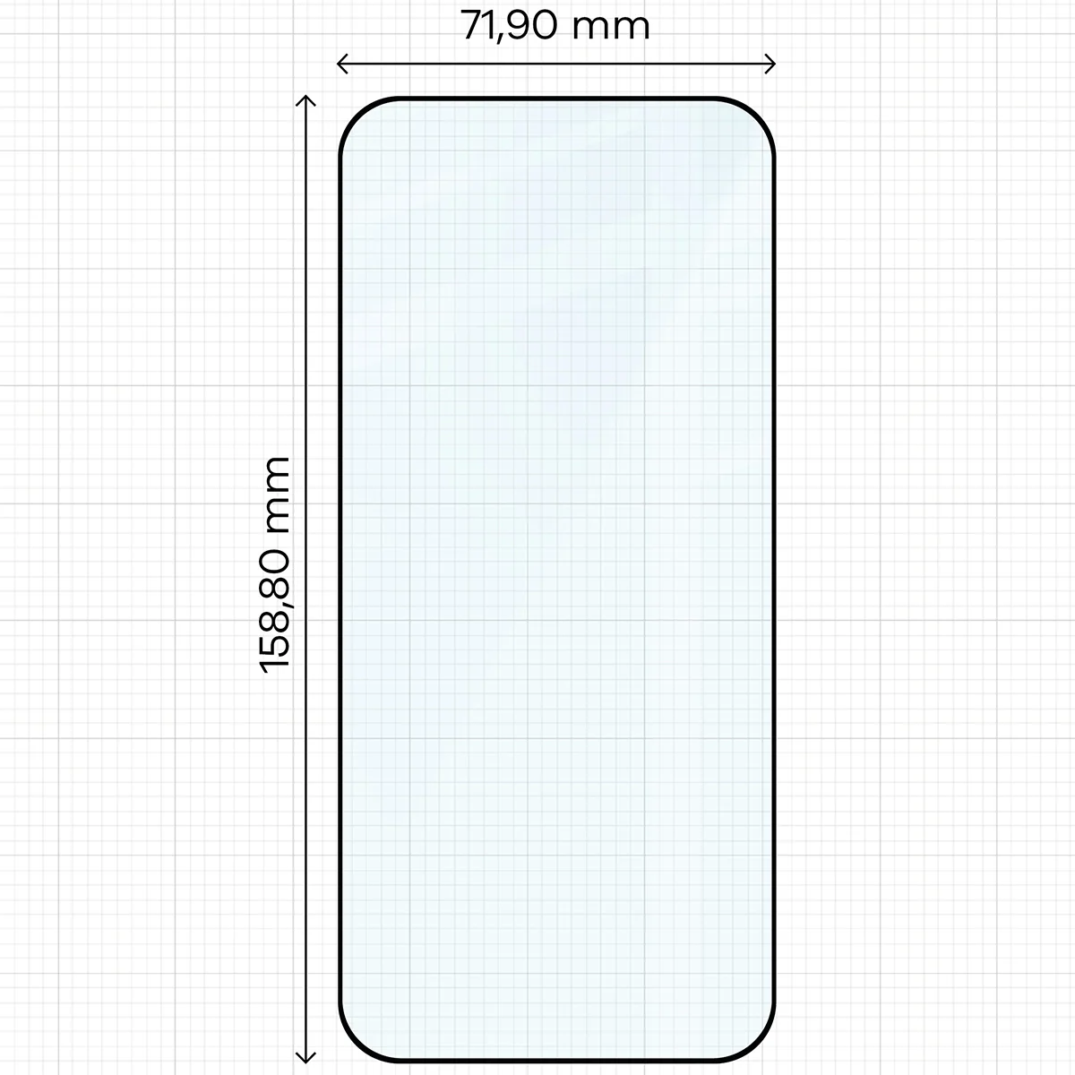Gehärtetes Glas für Vivo X300 Pro, Bizon Glass Edge, Schwarzer Rahmen - Image 2