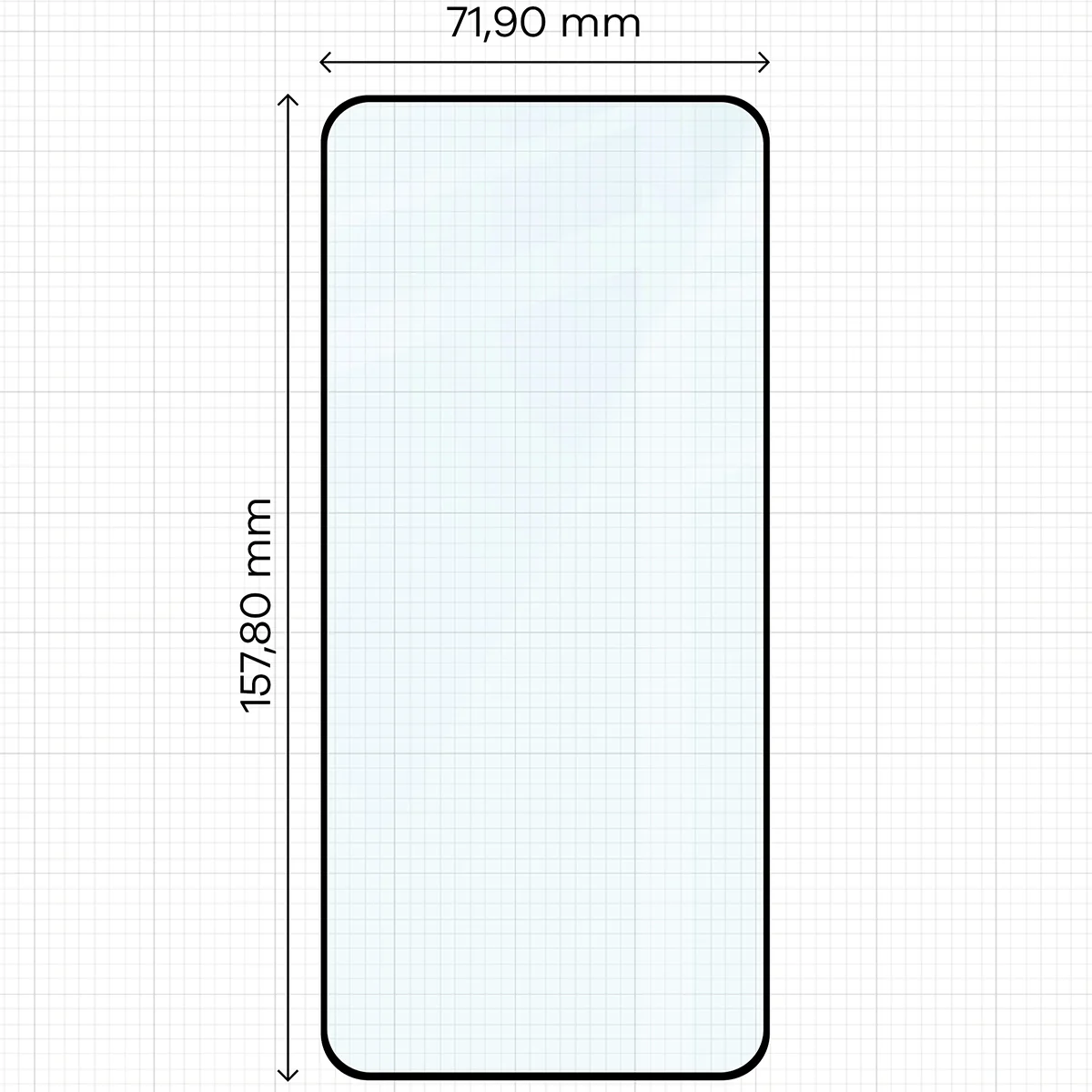 Gehärtetes Glas für Xiaomi 12T / 12T Pro, Bizon Glass Edge Duo, Schwarzer Rahmen, 2 Stück - Image 2
