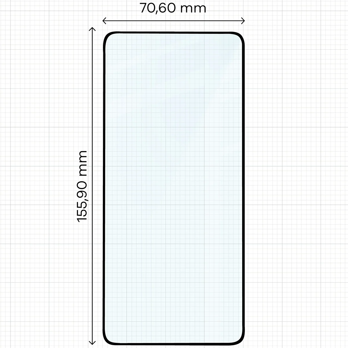 Gehärtetes Glas für Xiaomi 14T Pro, Bizon Glass Edge Duo, Schwarzer Rahmen, 2 Stück - Image 2