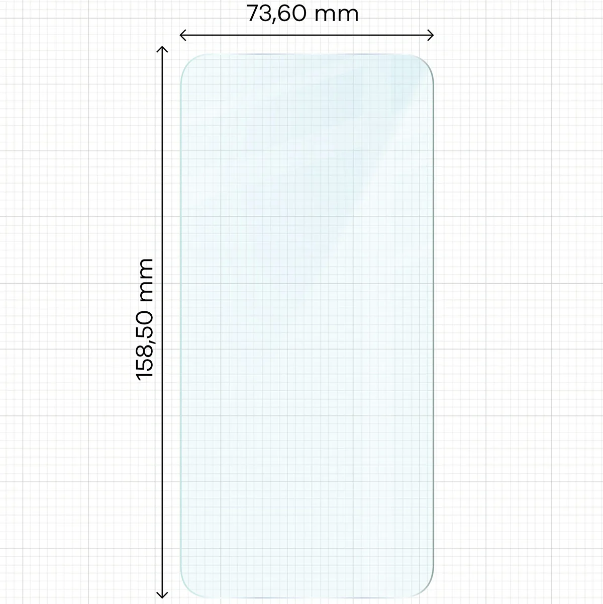 Gehärtetes Glas für Xiaomi POCO F7, Bizon Glass Clear - Image 2