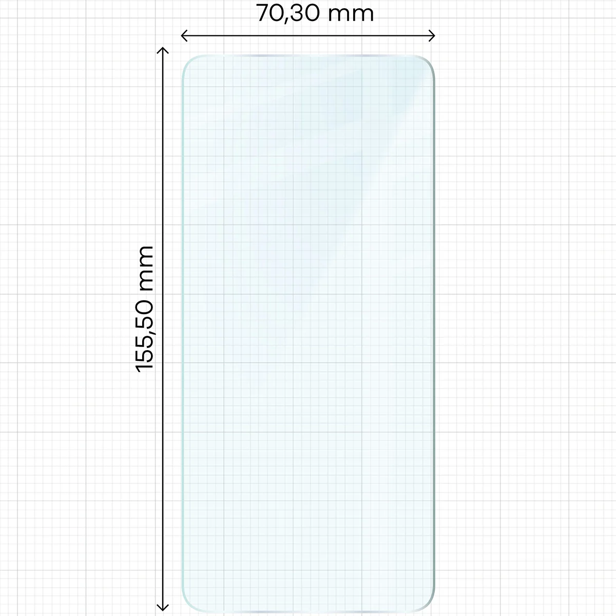 Gehärtetes Glas für Xiaomi Poco F7 Pro / F7 Ultra, Bizon Glass Clear - Image 2
