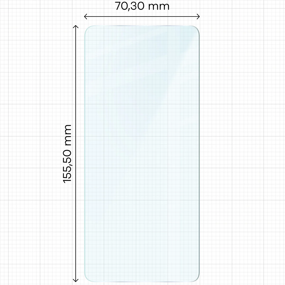 Gehärtetes Glas für Xiaomi POCO F7 Pro / F7 Ultra, Bizon Glass Clear Duo, 2 Stück - Image 2